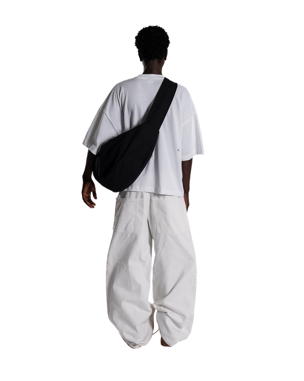 Oversized Loop Bag|Black - Hover