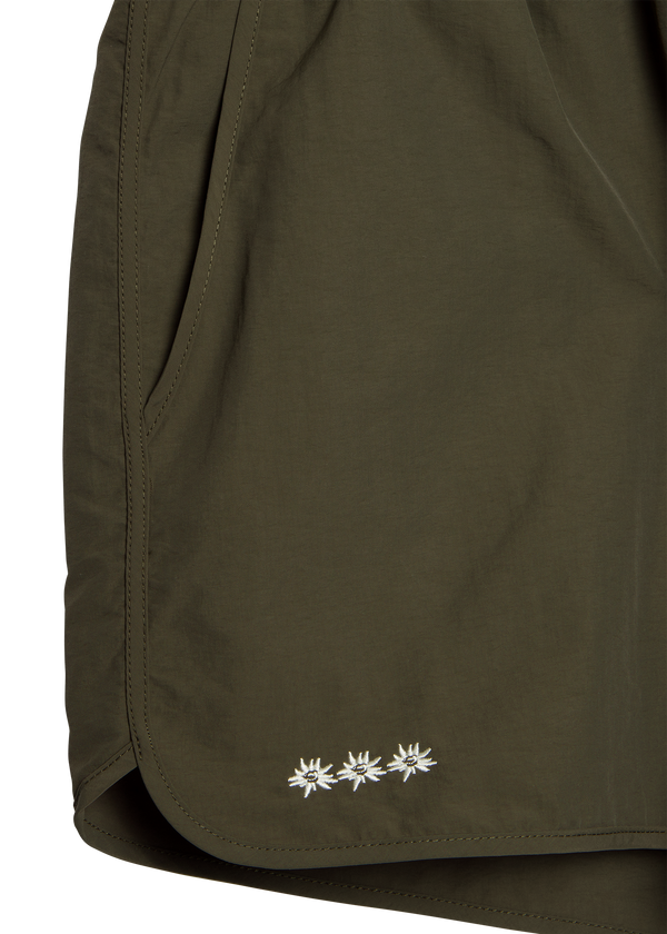 Edelweiss Sport Swimsuit | Dark Forest Green - Hover