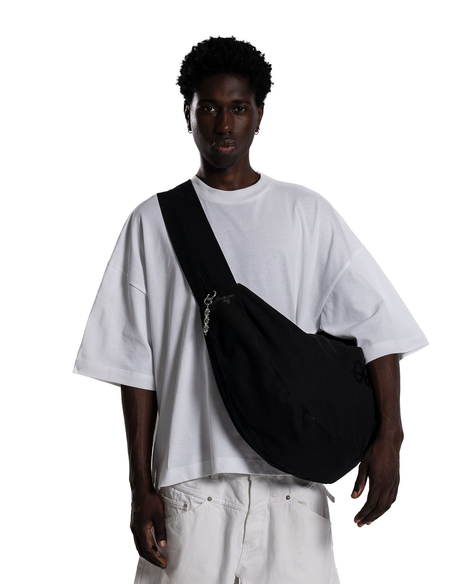 Oversized Loop Bag｜Black - NOLOGO