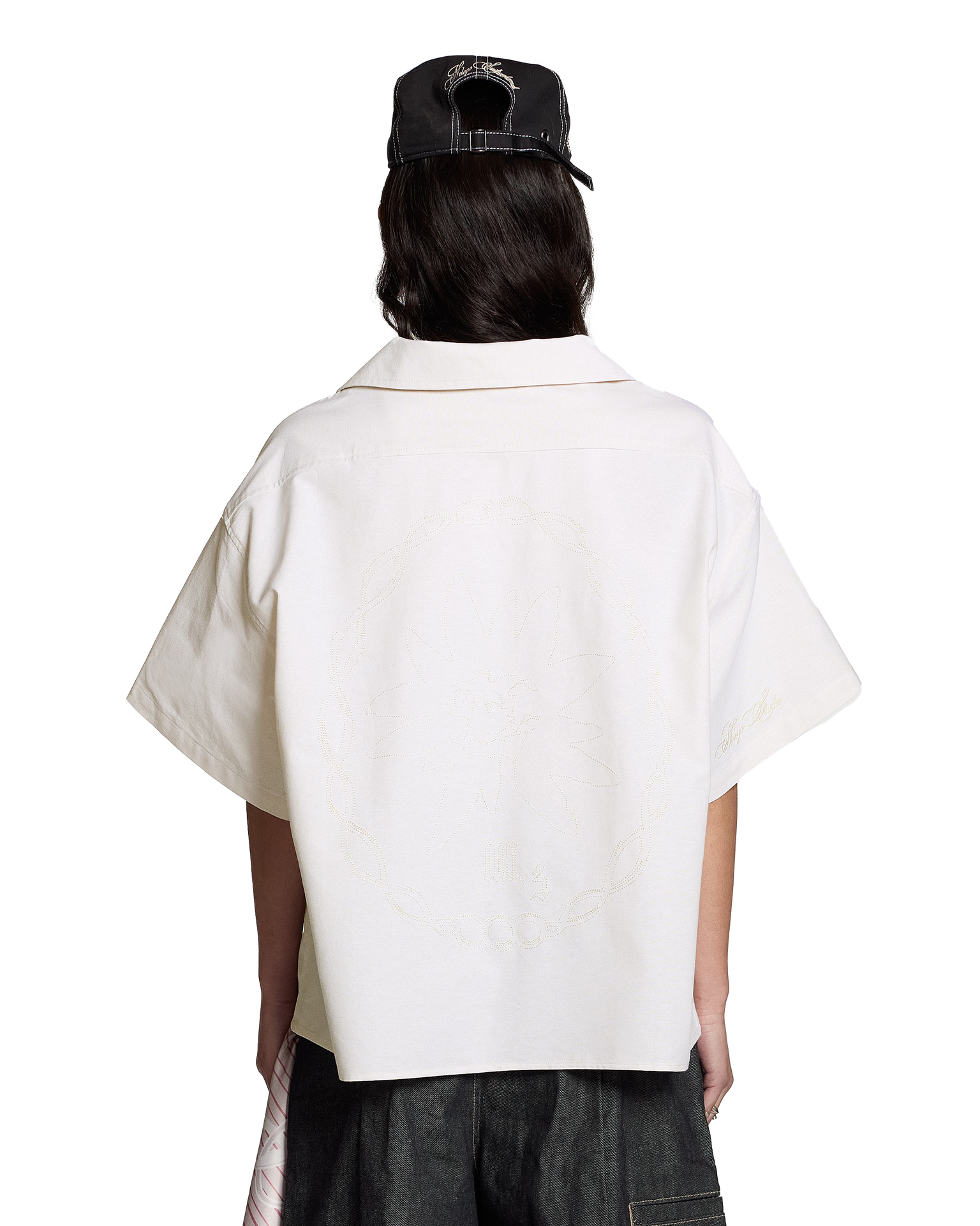 Edelweiss Short Sleeve Shirt | Ecru - NOLOGO