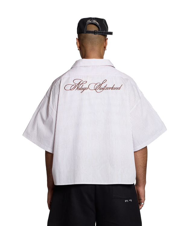 Switzerland Striped Shirt | Bordeaux
