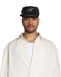 Edelweiss Distressed Cap | Washed Black - NOLOGO