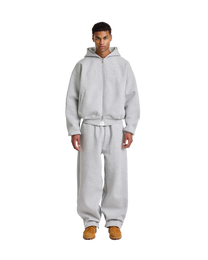 Core Zip Hoodie | Grey
