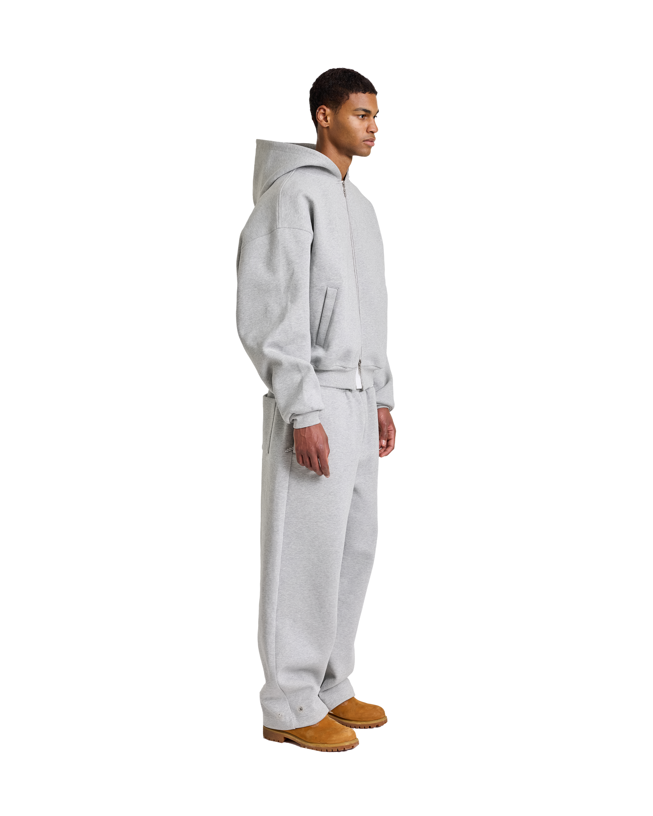 Core Zip Hoodie | Grey