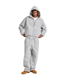 Core Zip Hoodie | Grey