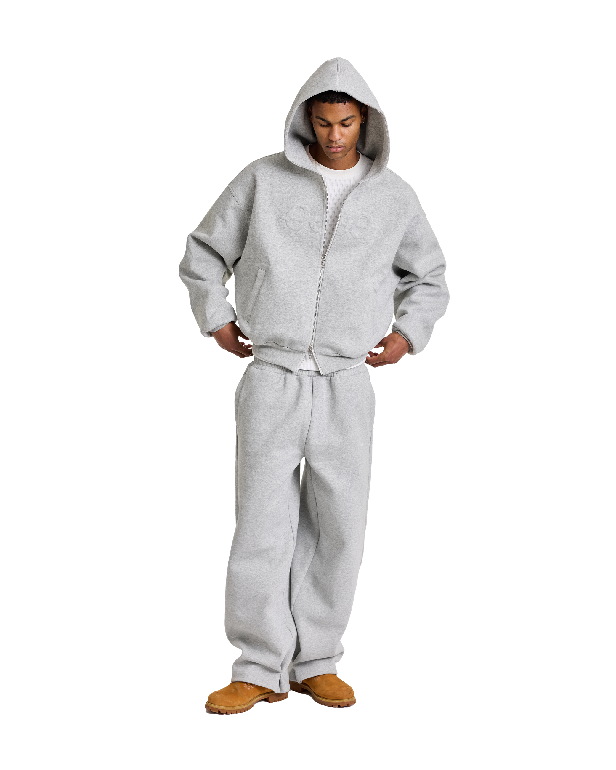 Core Zip Hoodie | Grey