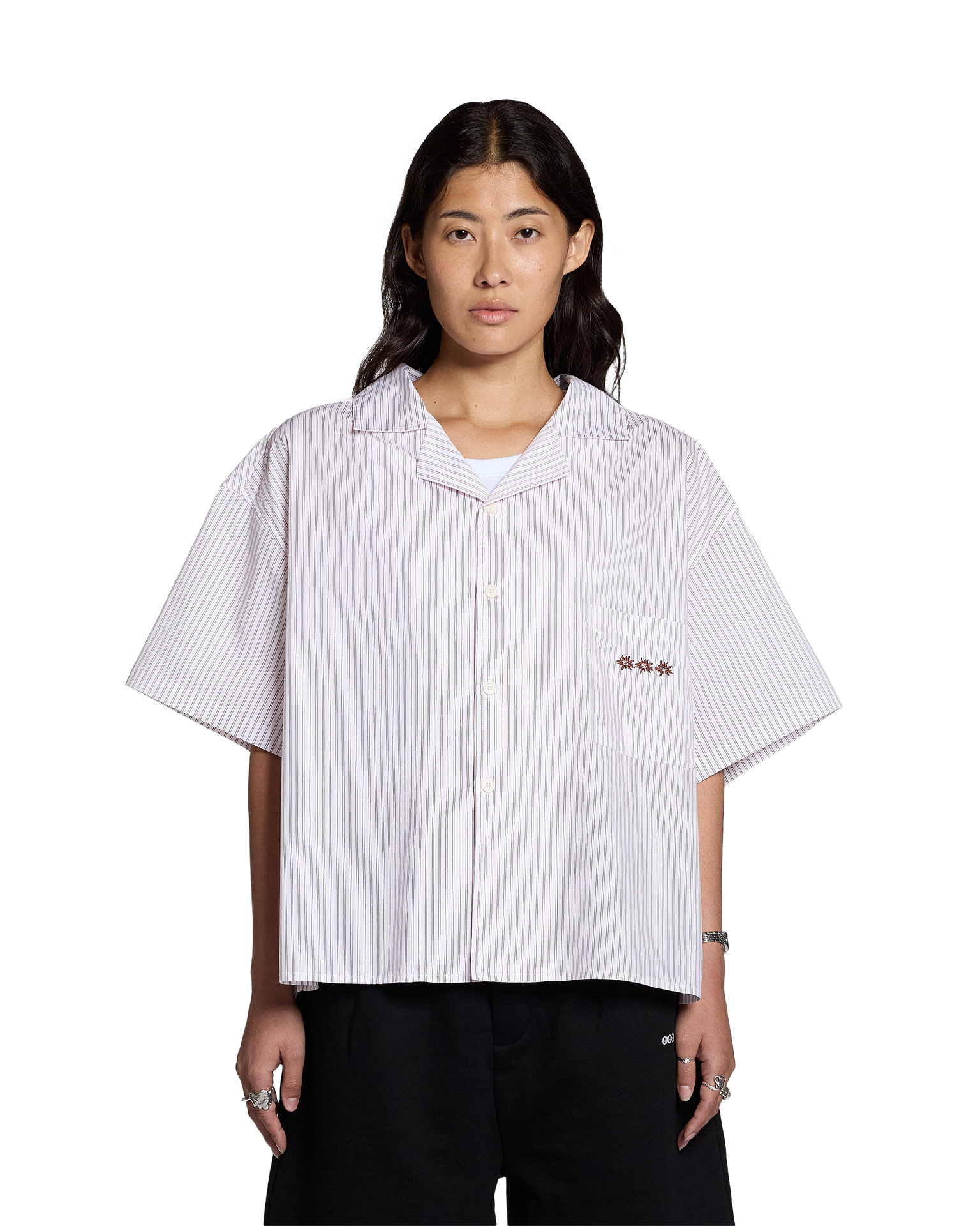 Switzerland Striped Shirt | Bordeaux - NOLOGO