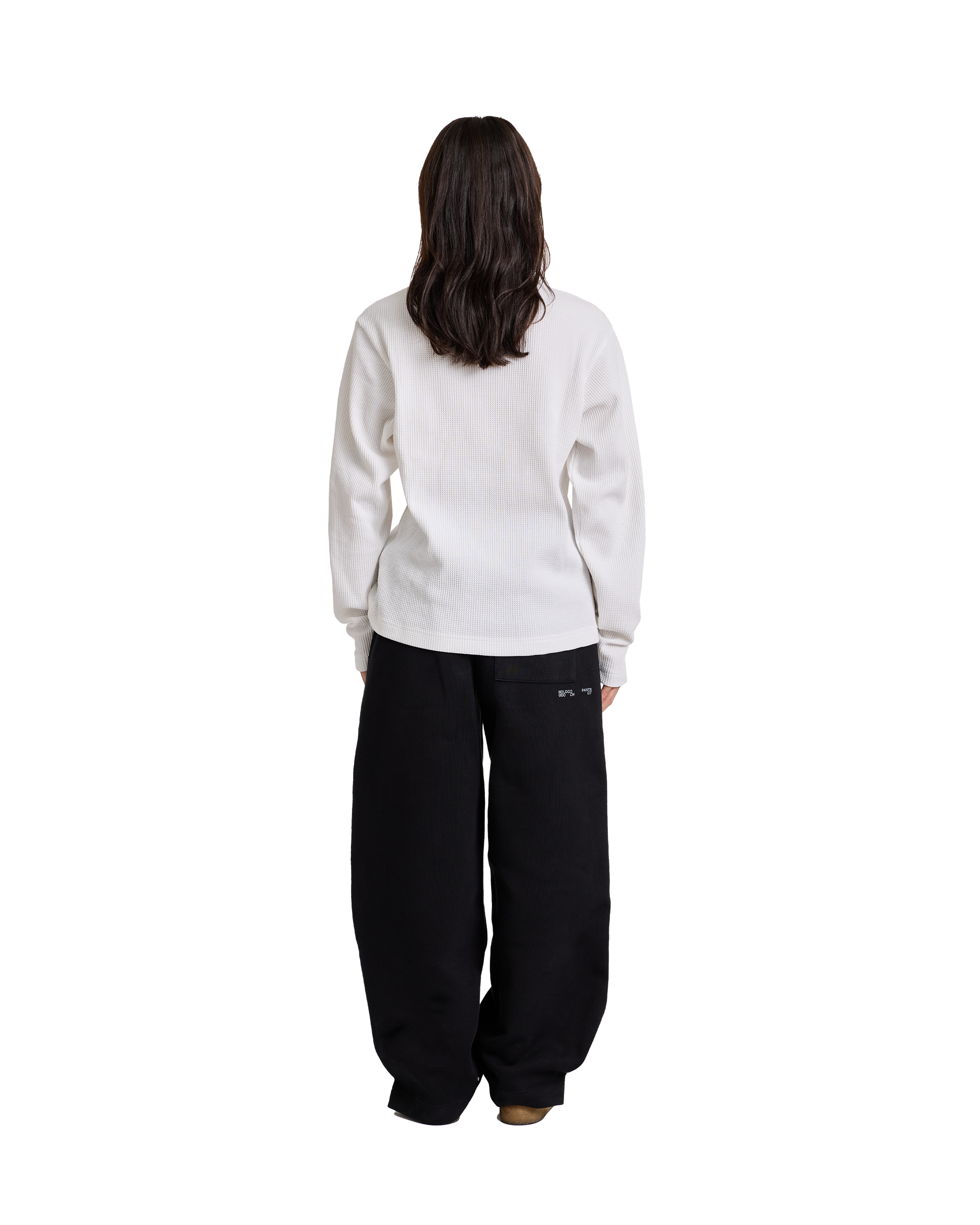 Core Waffle Long Sleeve | Vintage White