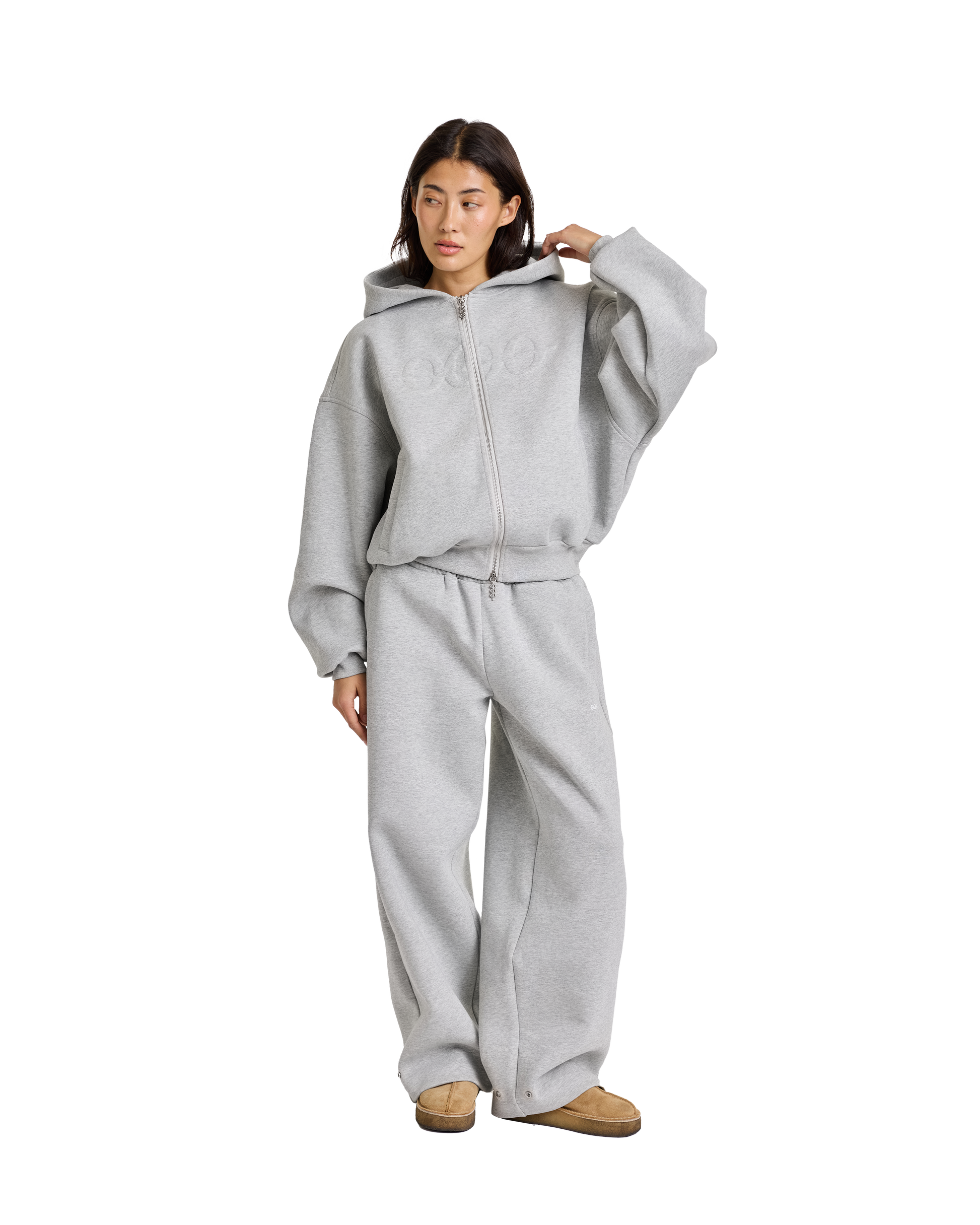 Core Zip Hoodie | Grey