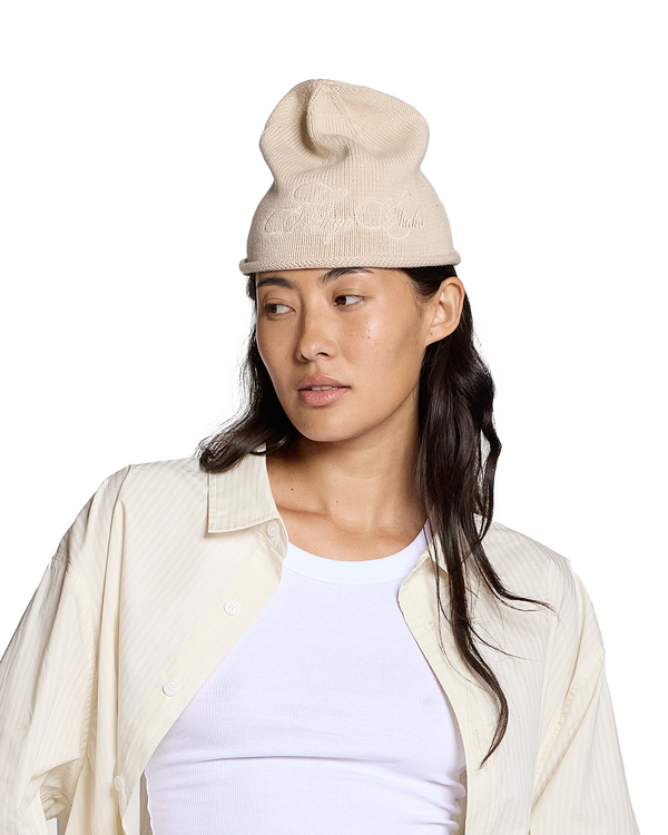Knitted Beanie | Vintage Beige