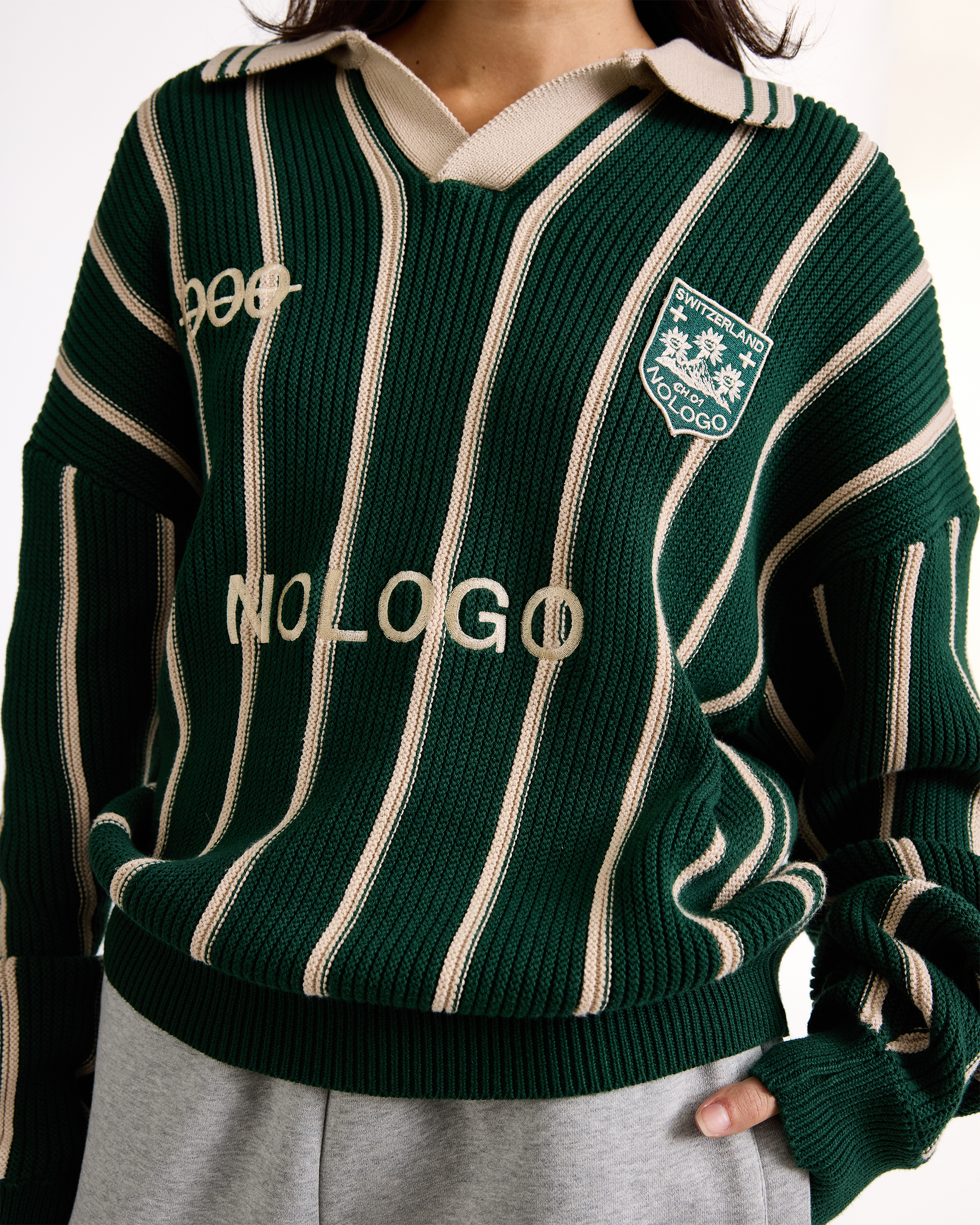 Edelweiss Knitted Jersey | Forest