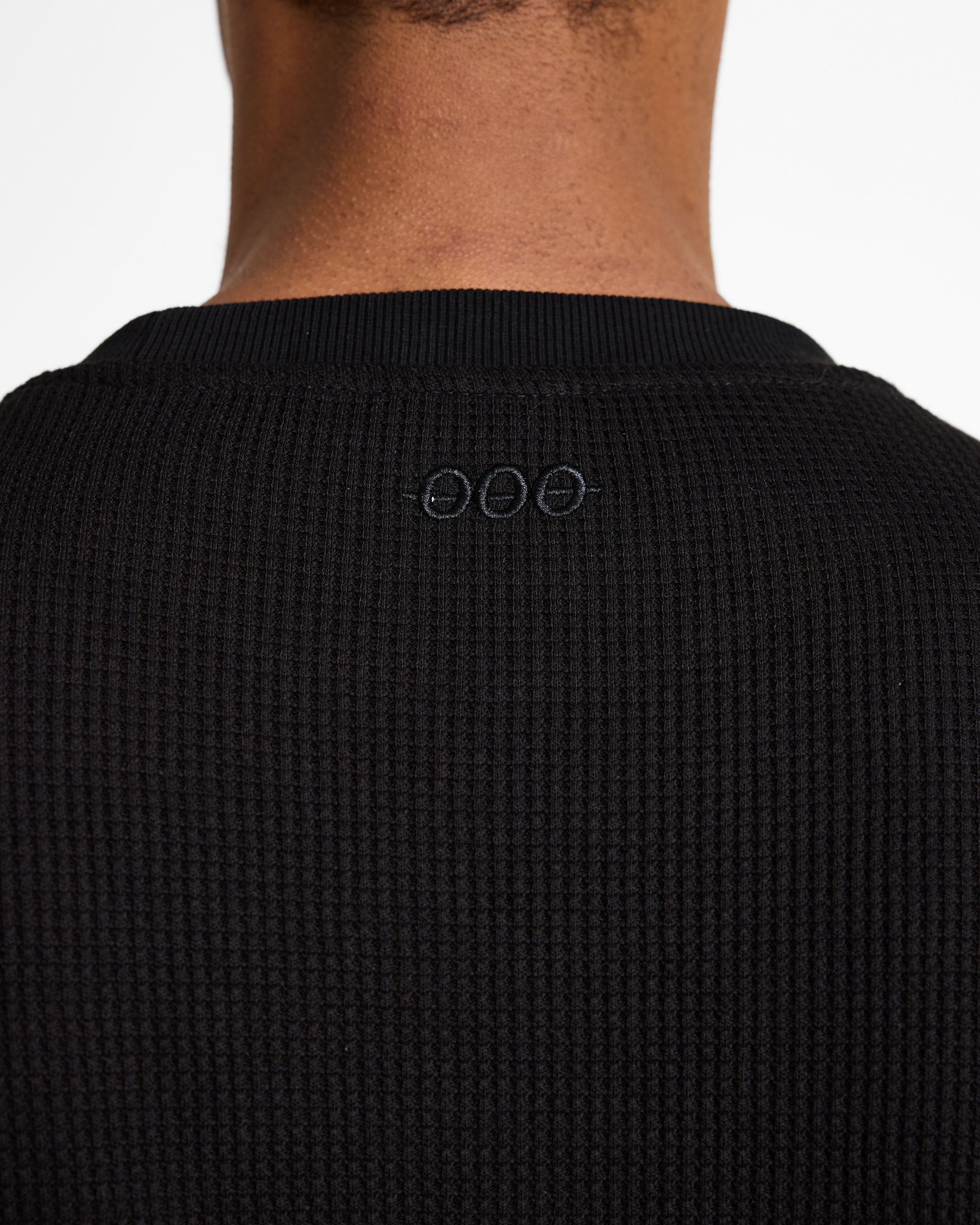 Core Waffle Long Sleeve | Black