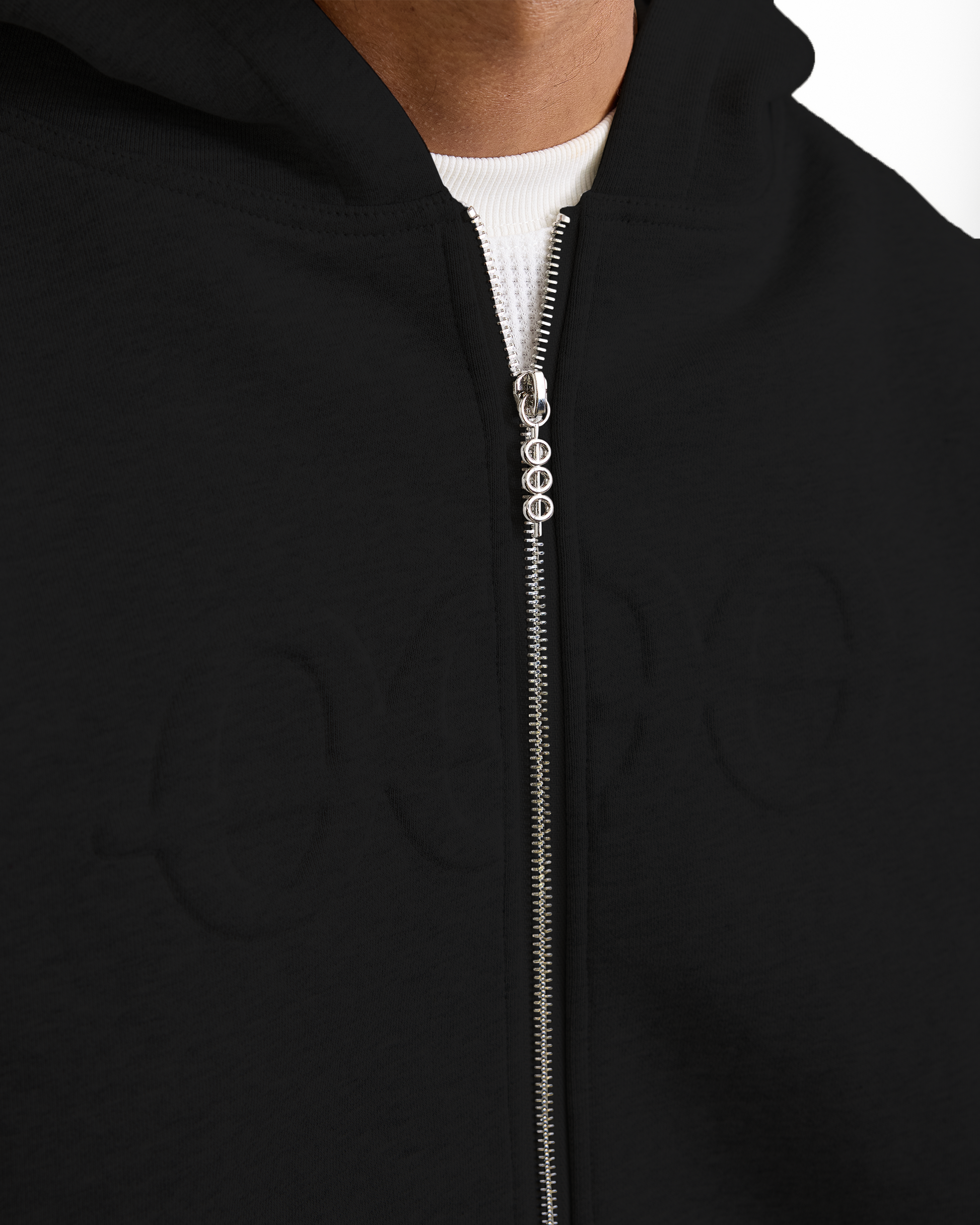 Core Zip Hoodie - NOLOGO Black