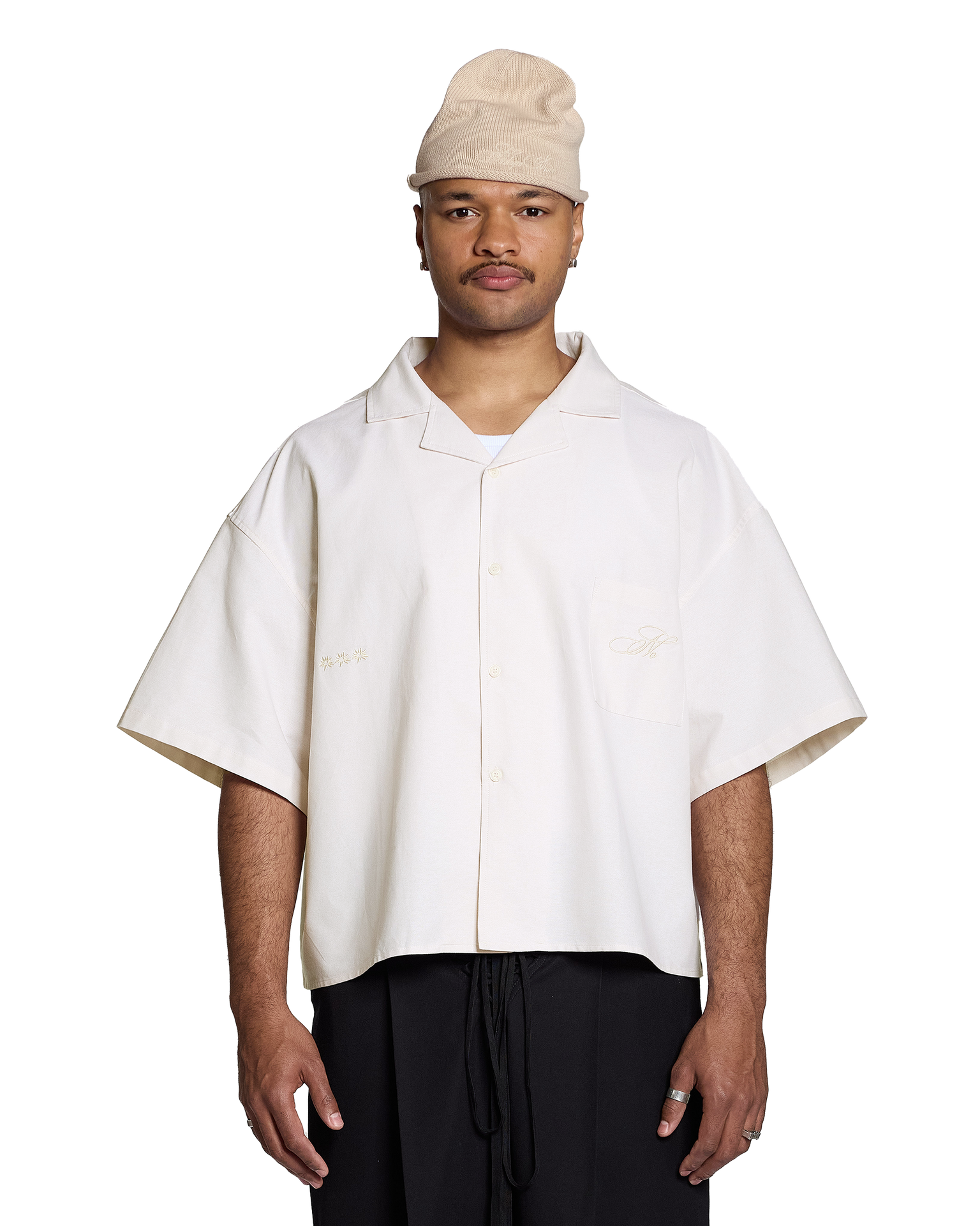Edelweiss Short Sleeve Shirt | Ecru - NOLOGO