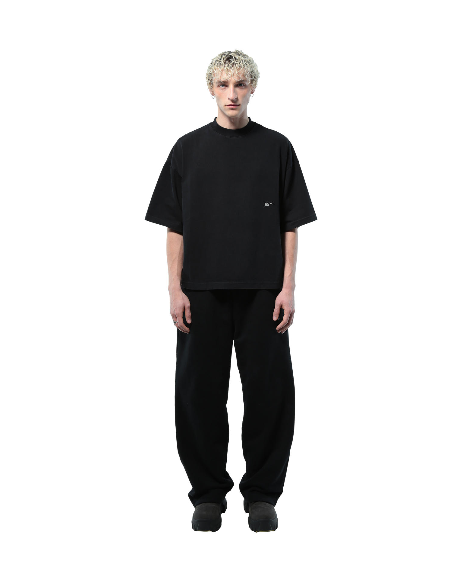 OOO T-Shirt | Washed Black - NOLOGO