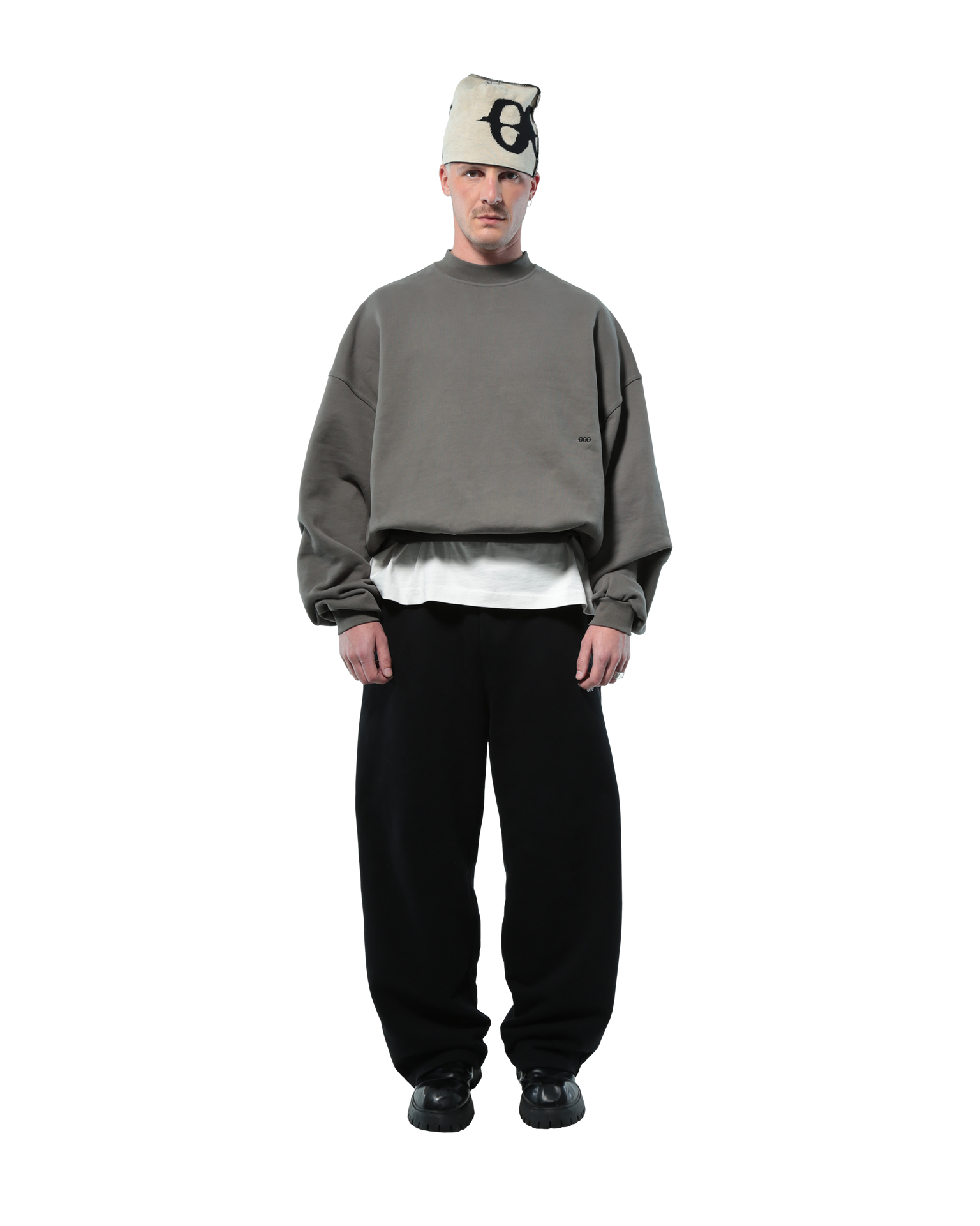 Heavyweight Crewneck | Olive Green - NOLOGO