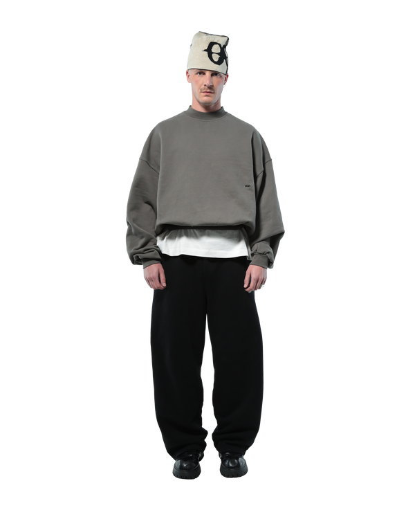 Heavyweight Crewneck | Olive Green - Hover