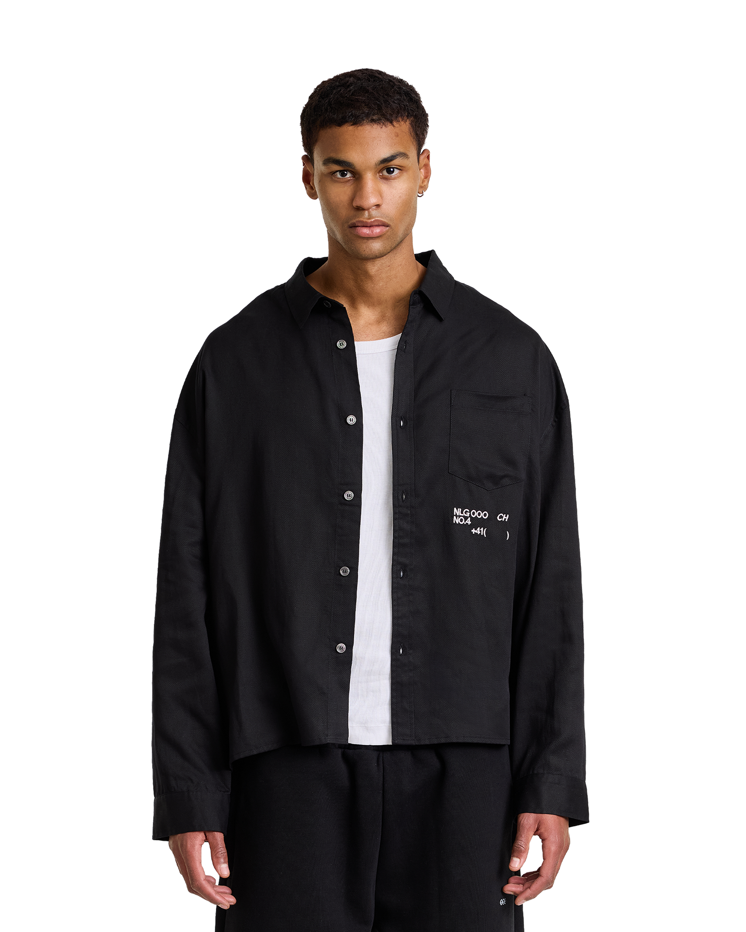 +41 Shirt | Black - NOLOGO