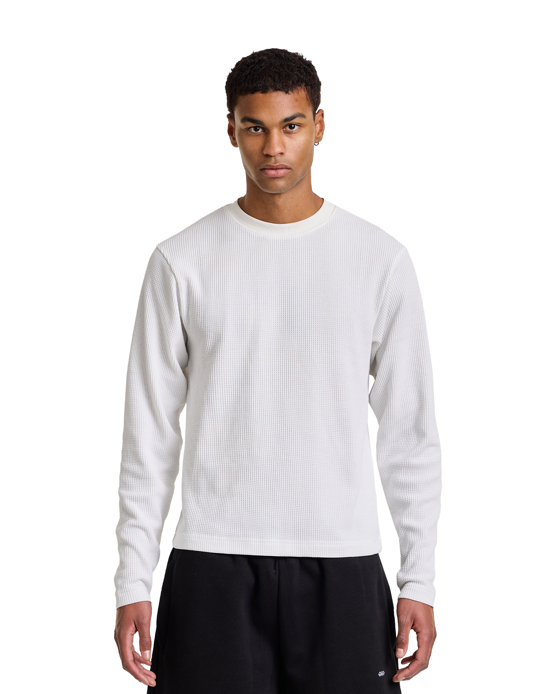 Core Waffle Long Sleeve | Vintage White