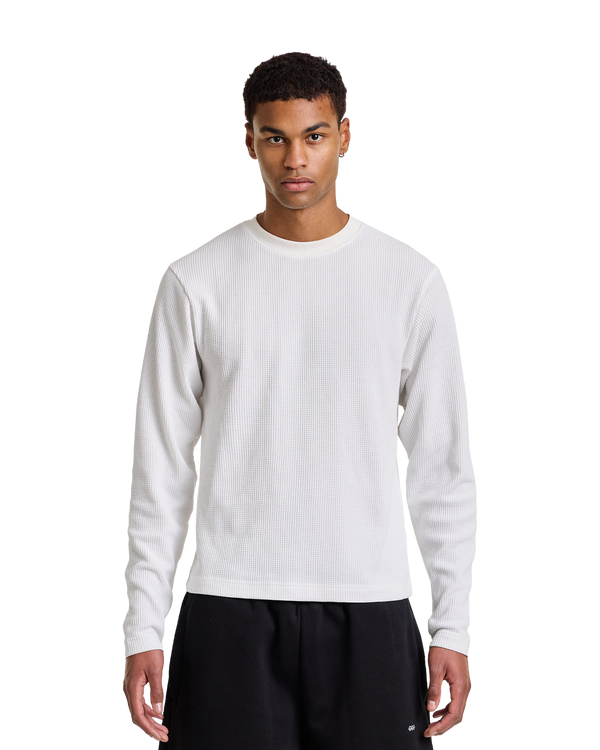 Core Waffle Long Sleeve | Vintage White