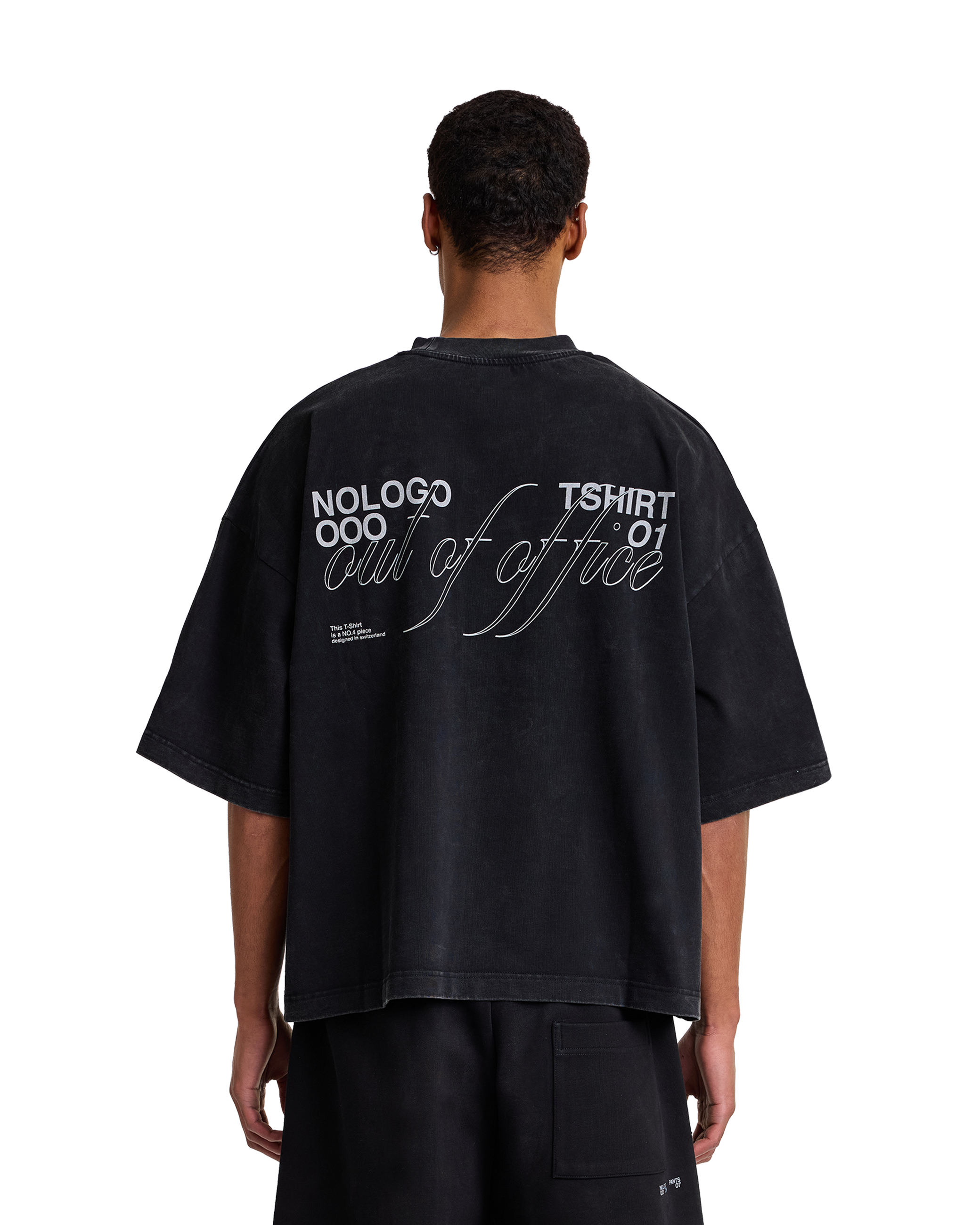Out Of Office T-shirt | Vintage Black