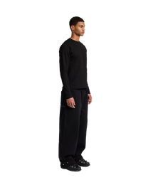 Core Waffle Long Sleeve | Black