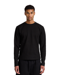 Core Waffle Long Sleeve | Black