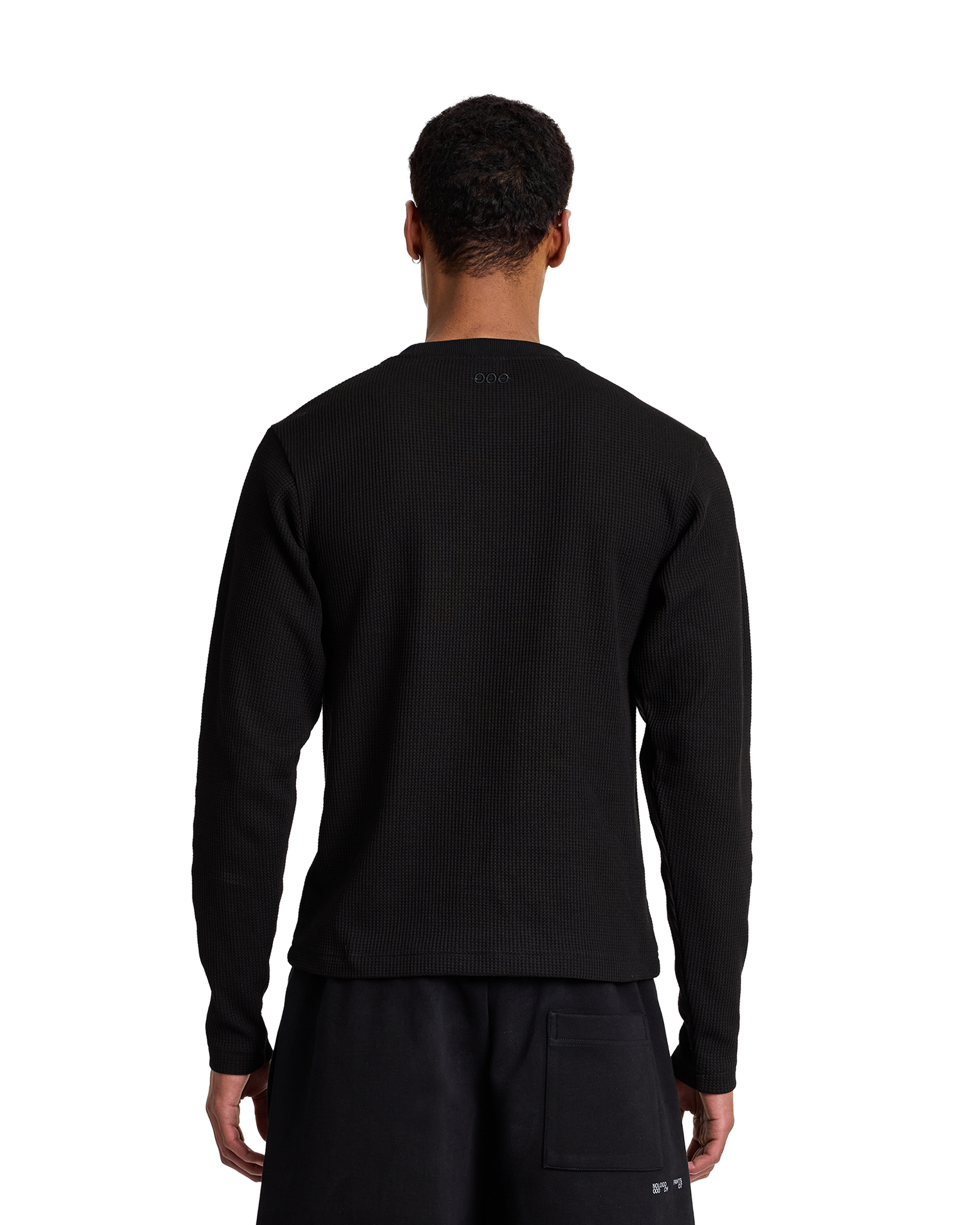 Core Waffle Long Sleeve | Black