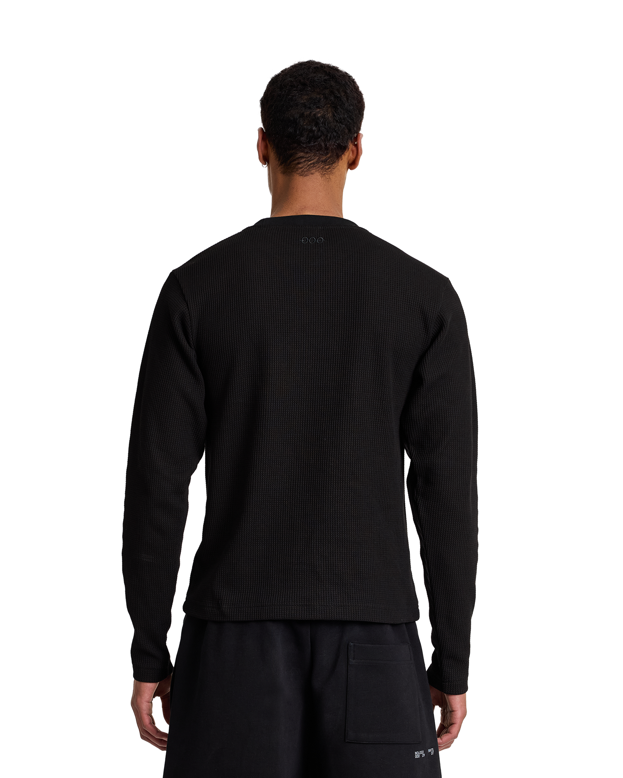 Core Waffle Long Sleeve | Black