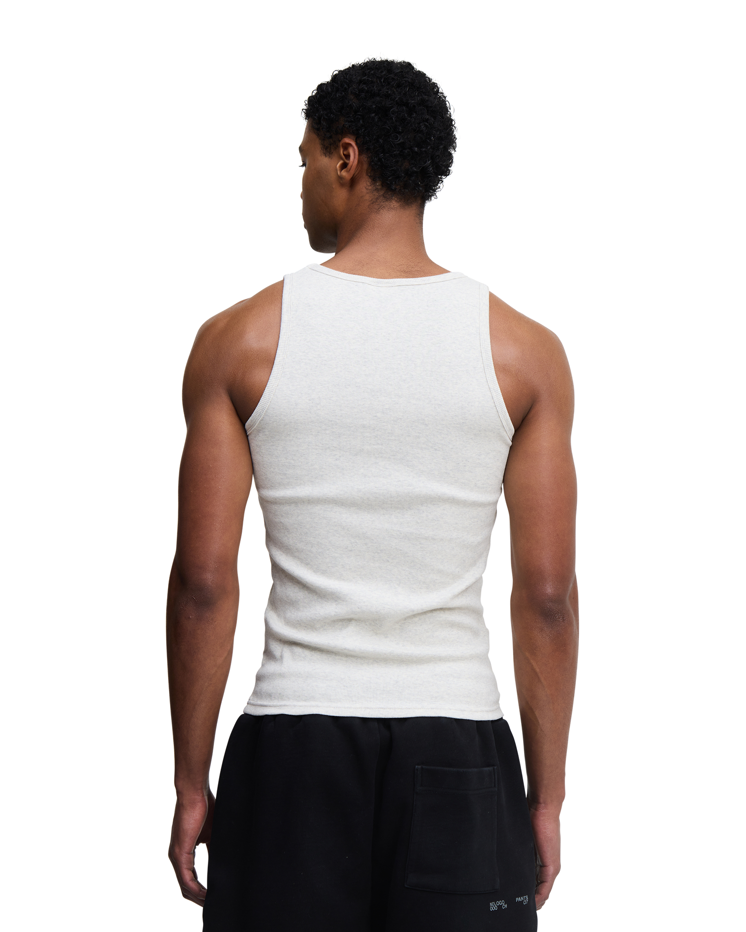 OOO tank top grey back - hover
