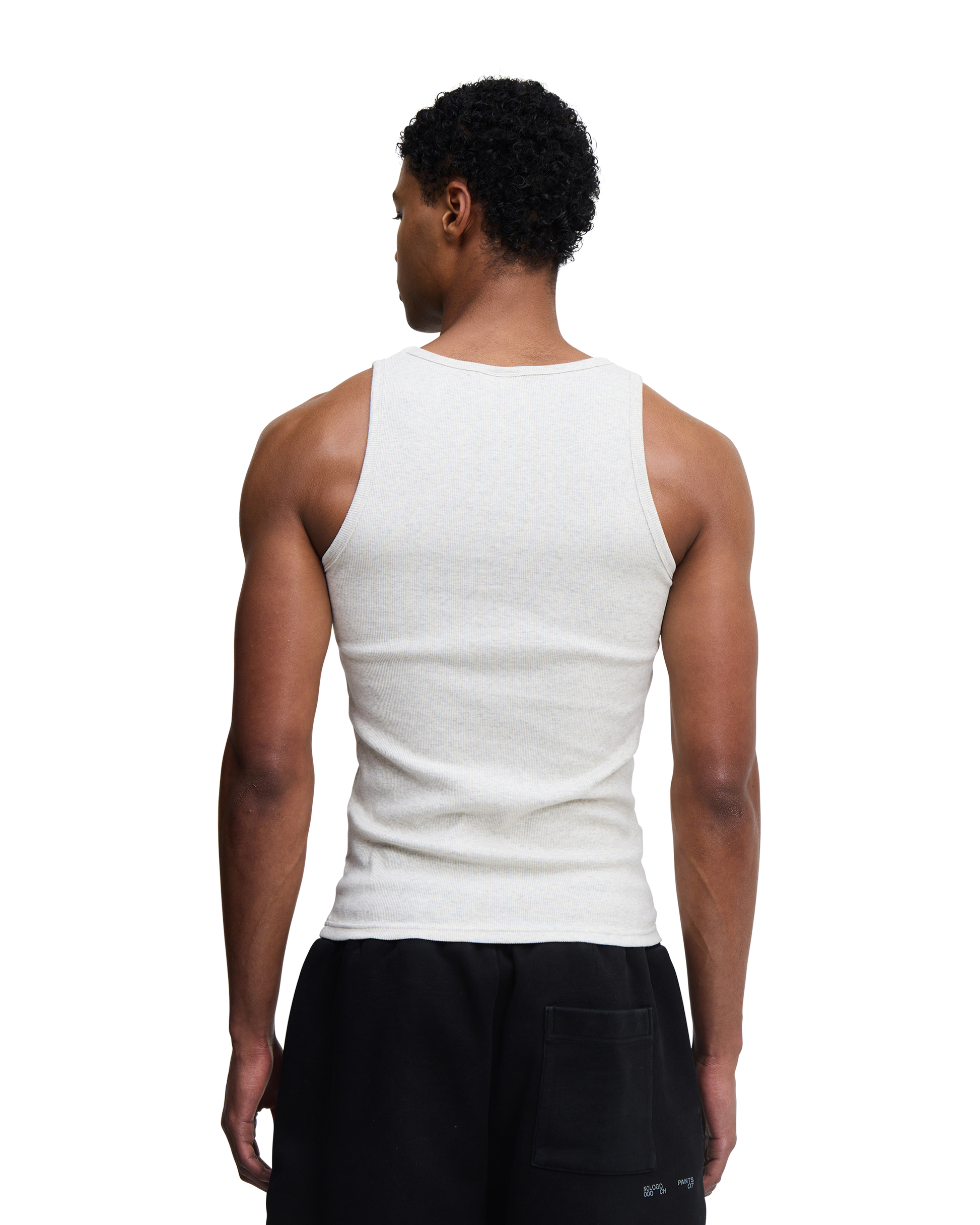 OOO tank top grey back - hover