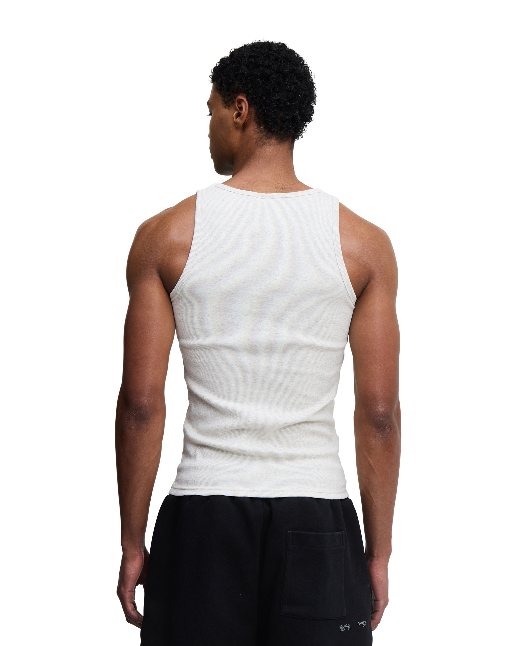 OOO tank top grey back - hover