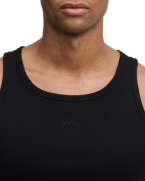 OOO tank top black - embroidery