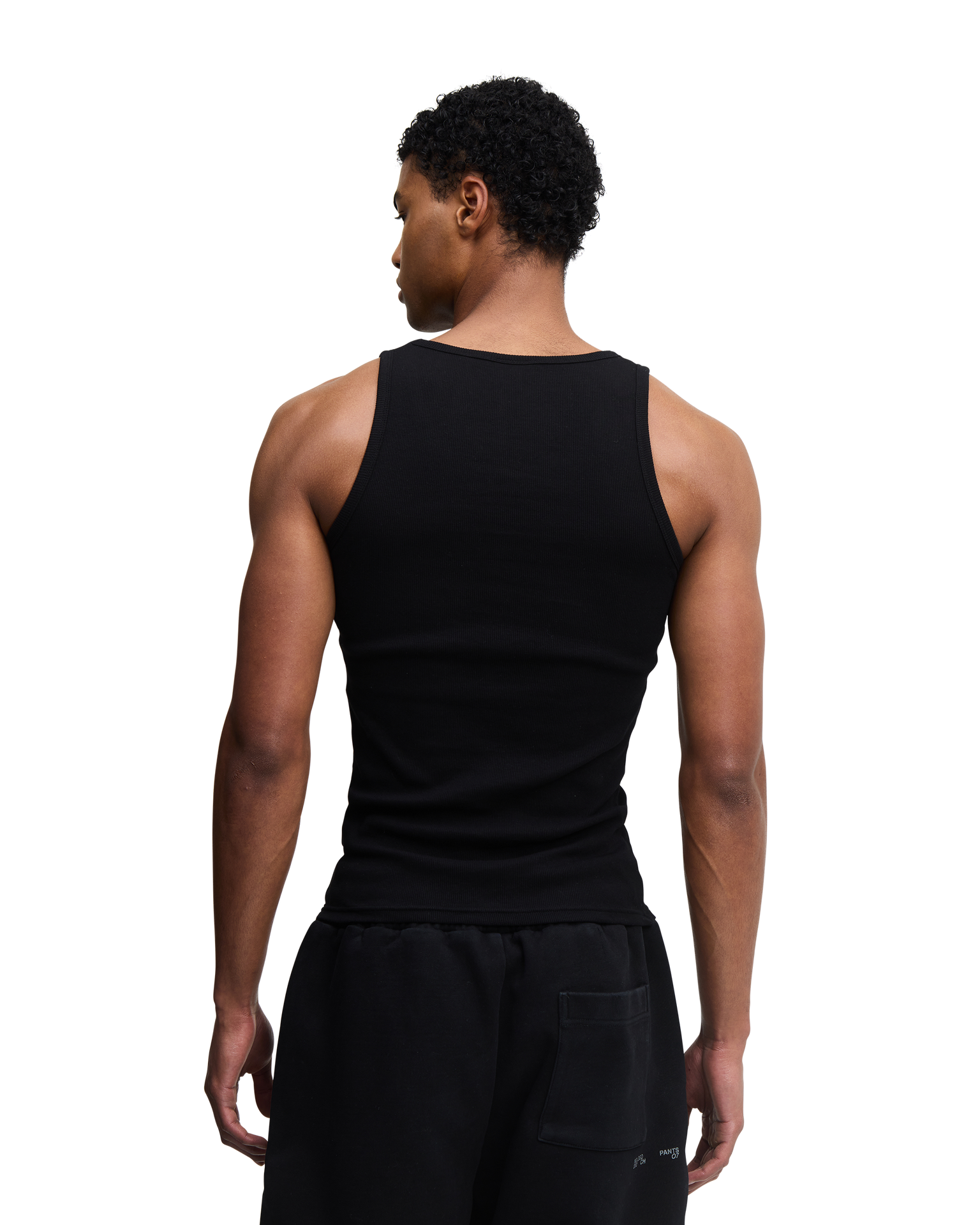 OOO tank top black - back - hover