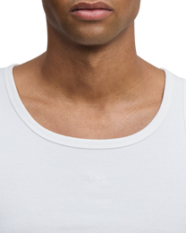 OOO tank top off-white  - embroidery