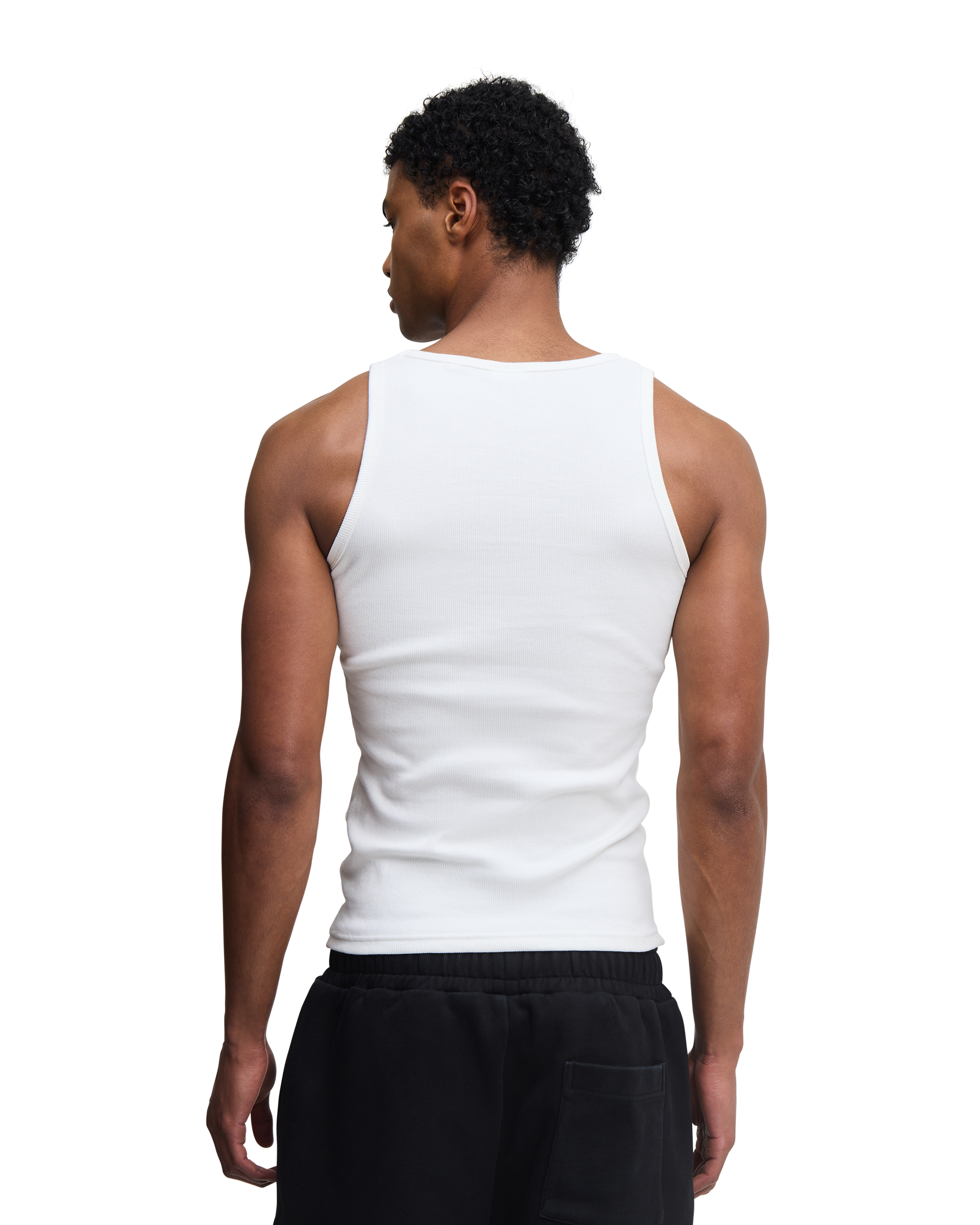 OOO tank top off-white - back - hover