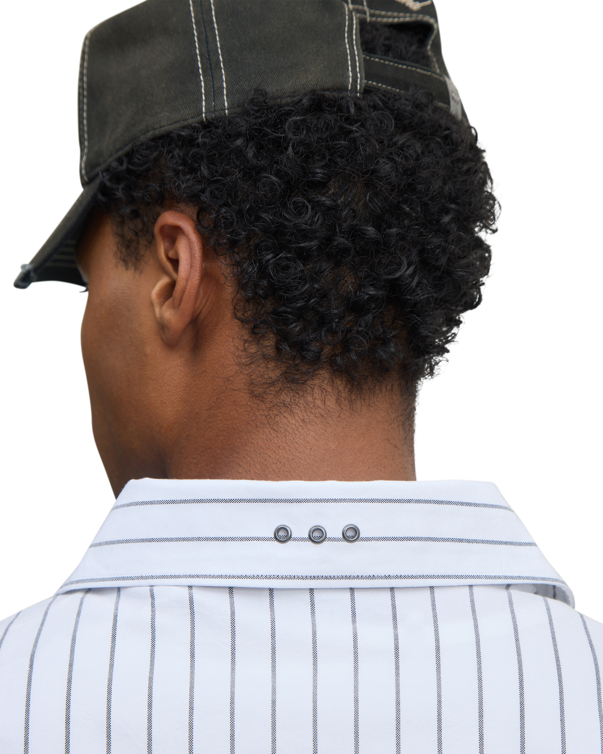 white shirt - back detail