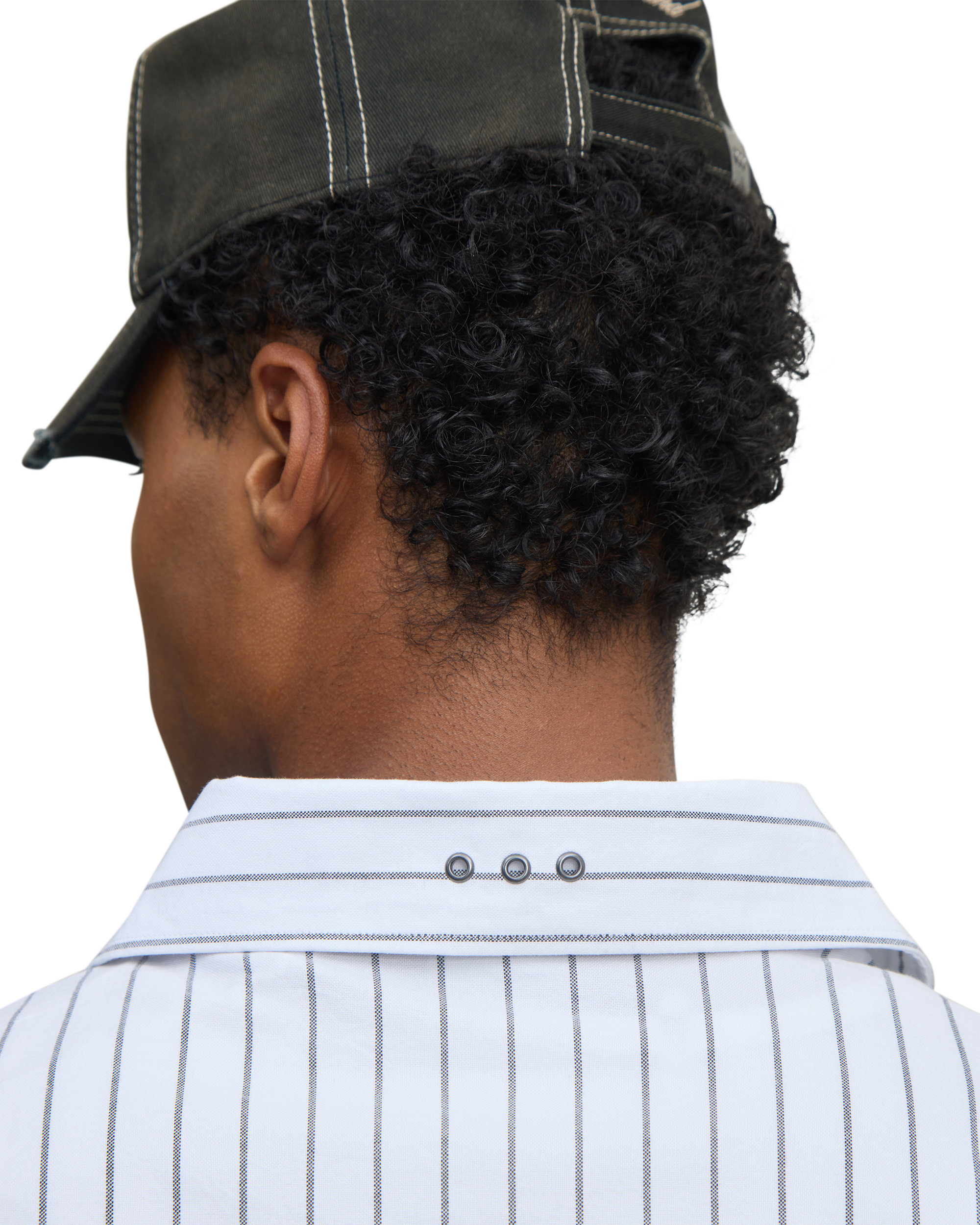 white shirt - back detail