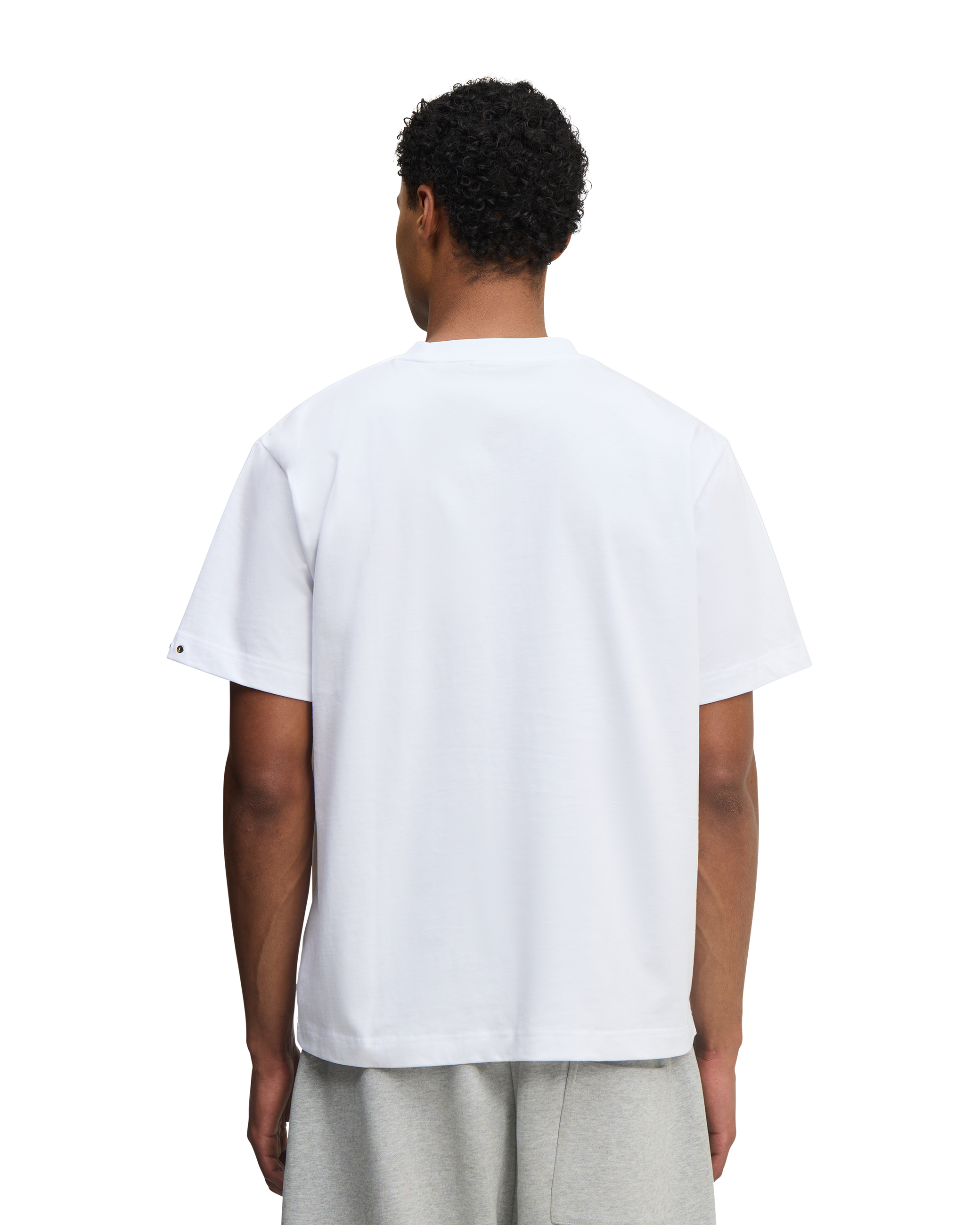 White regular T-shirt - hover