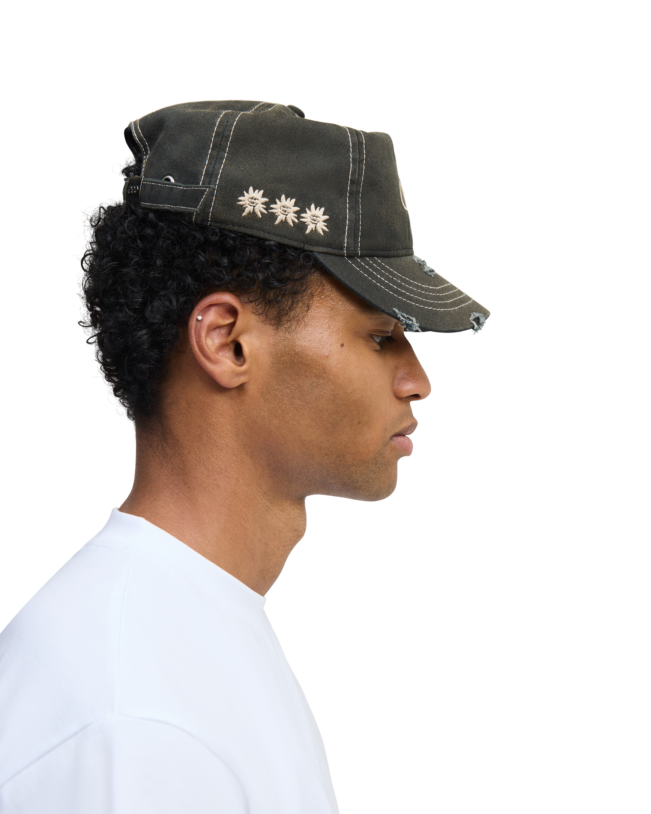 Edelweiss Cap | Washed Black - NOLOGO