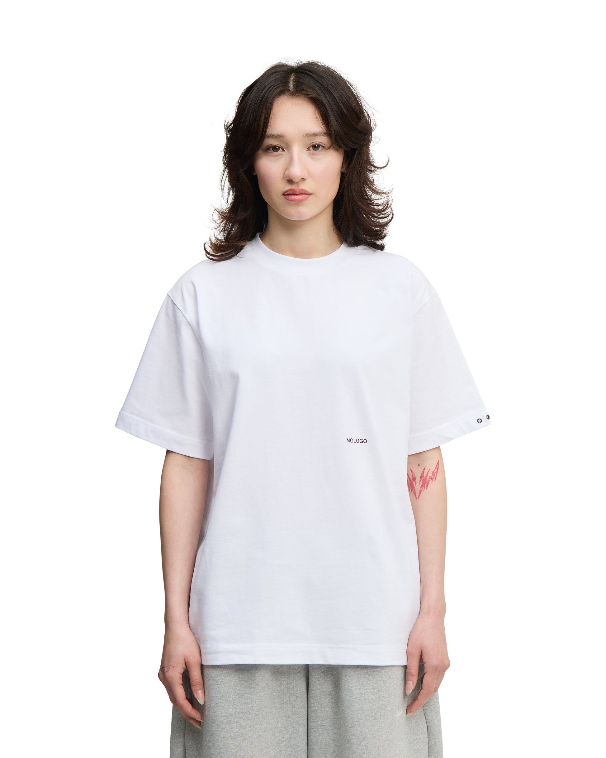 White regular T-shirt