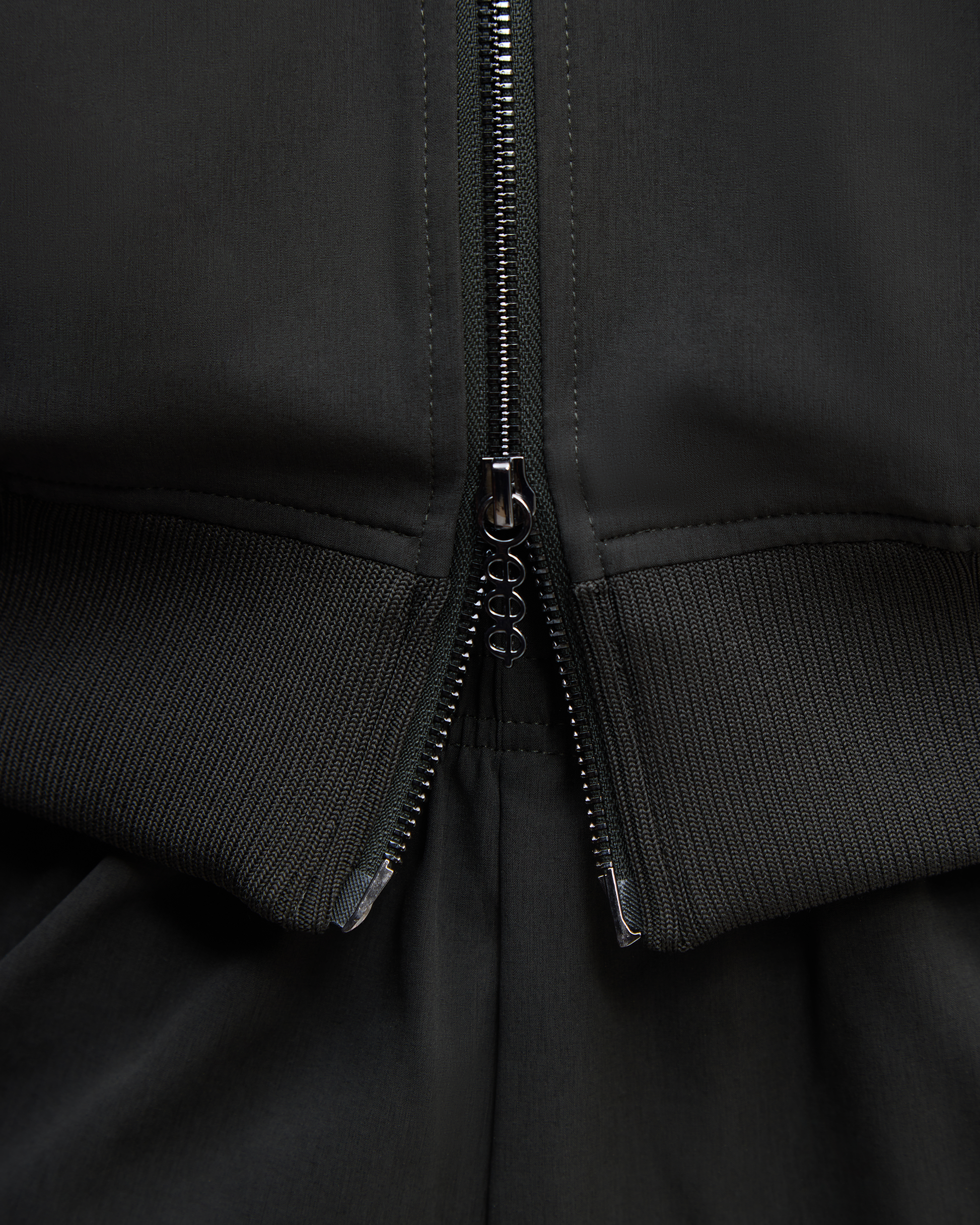 forest green jacket - zip