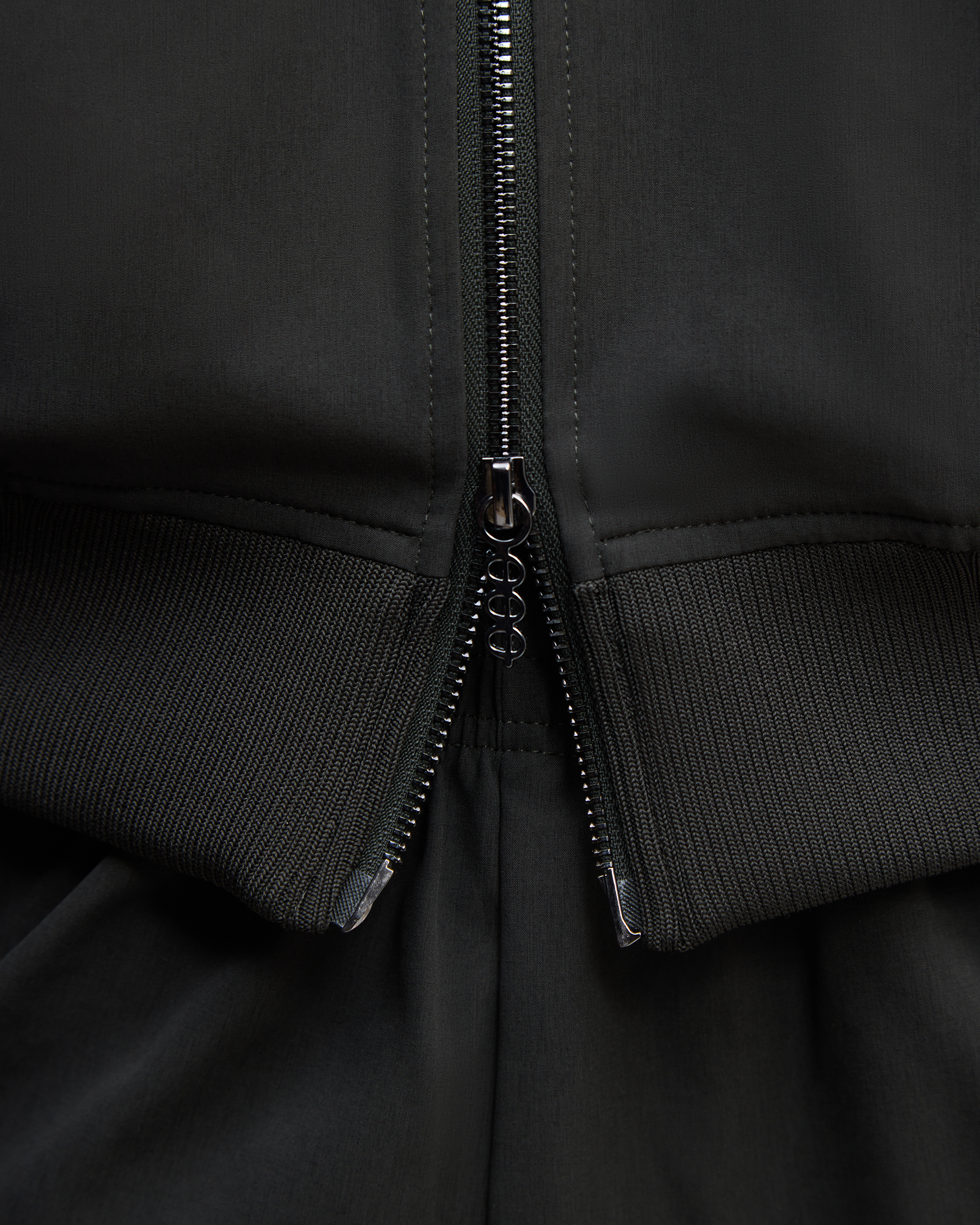 forest green jacket - zip