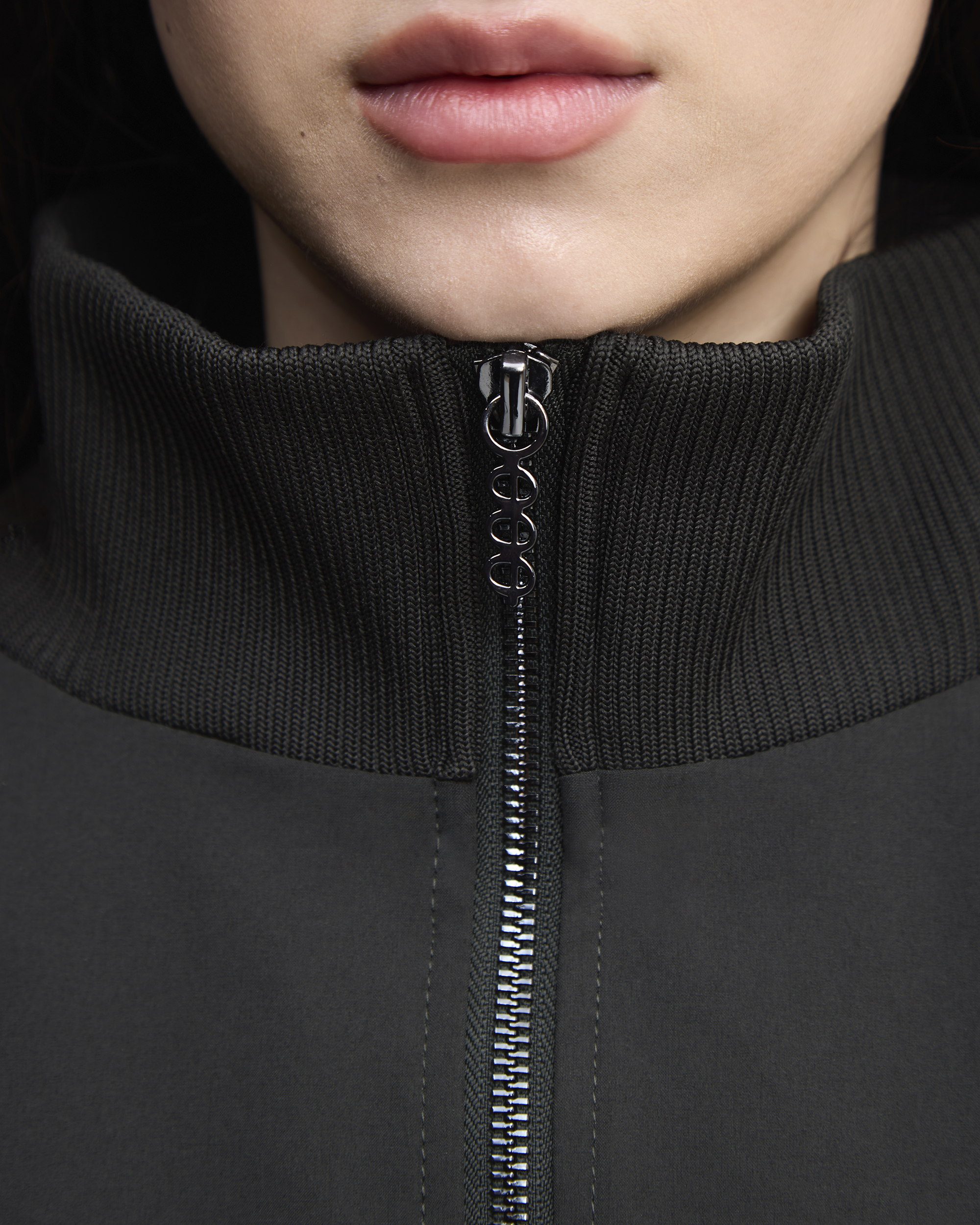 forest green jacket - zip