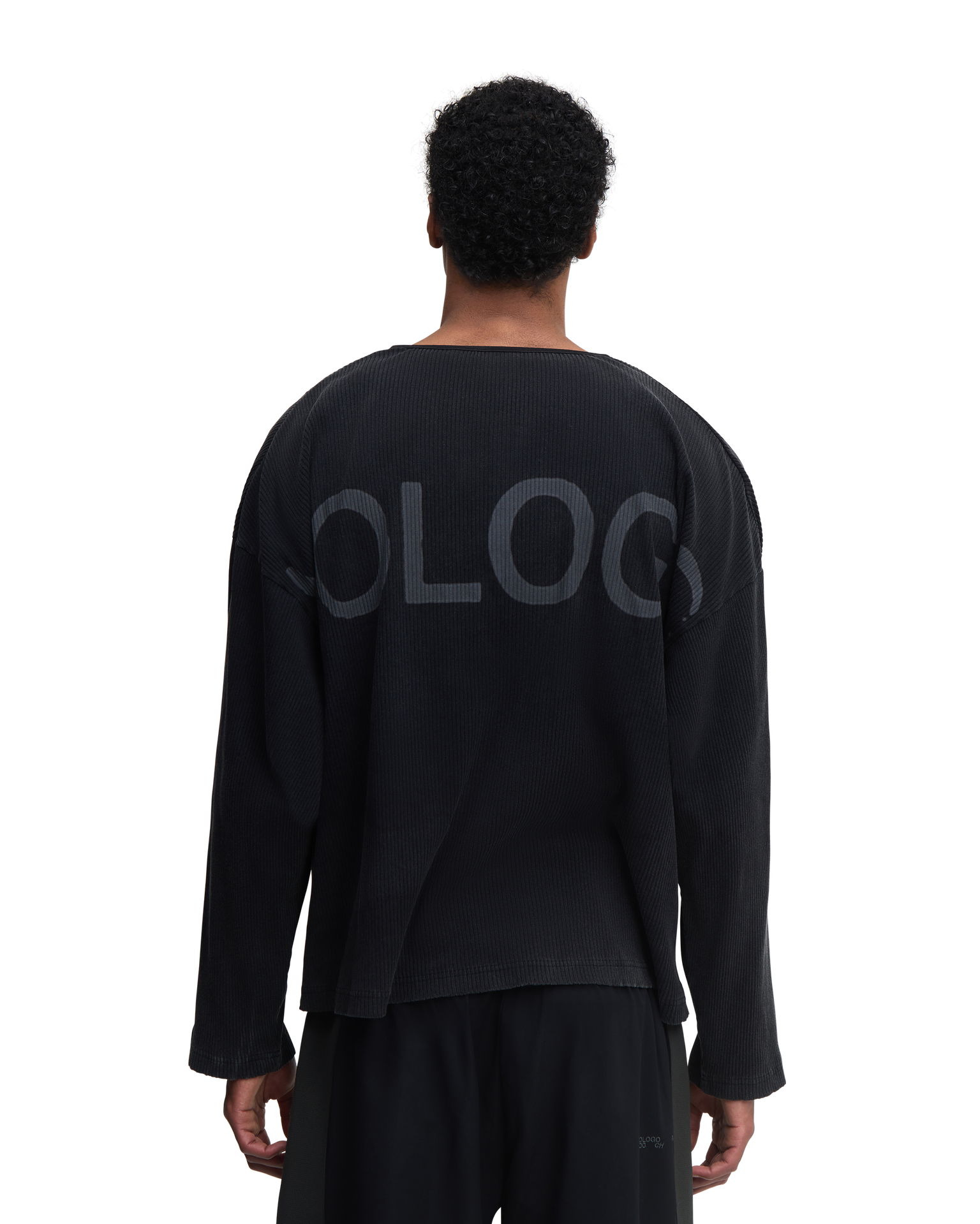 Black Henley - hover
