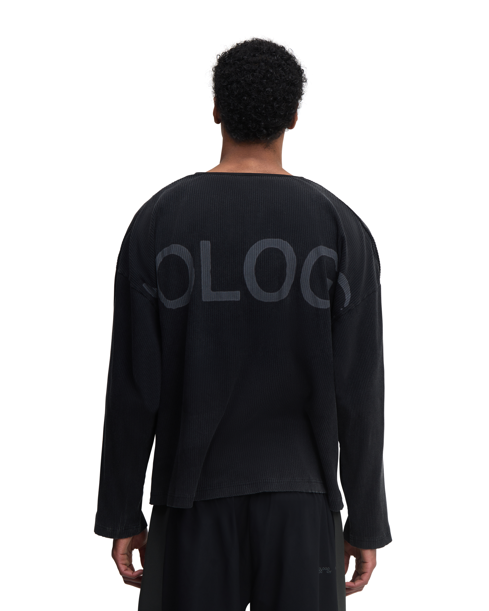 Black Henley - hover