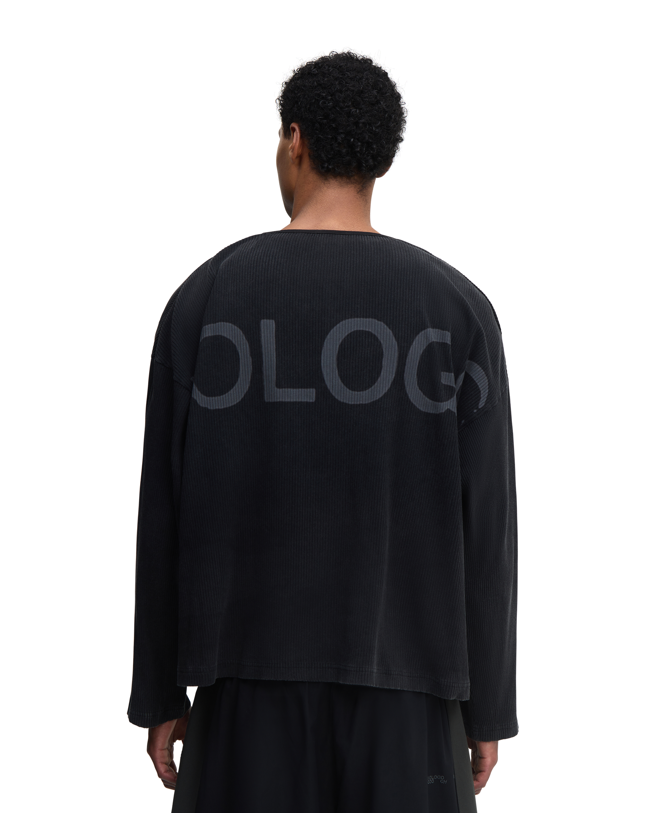 Black Henley back