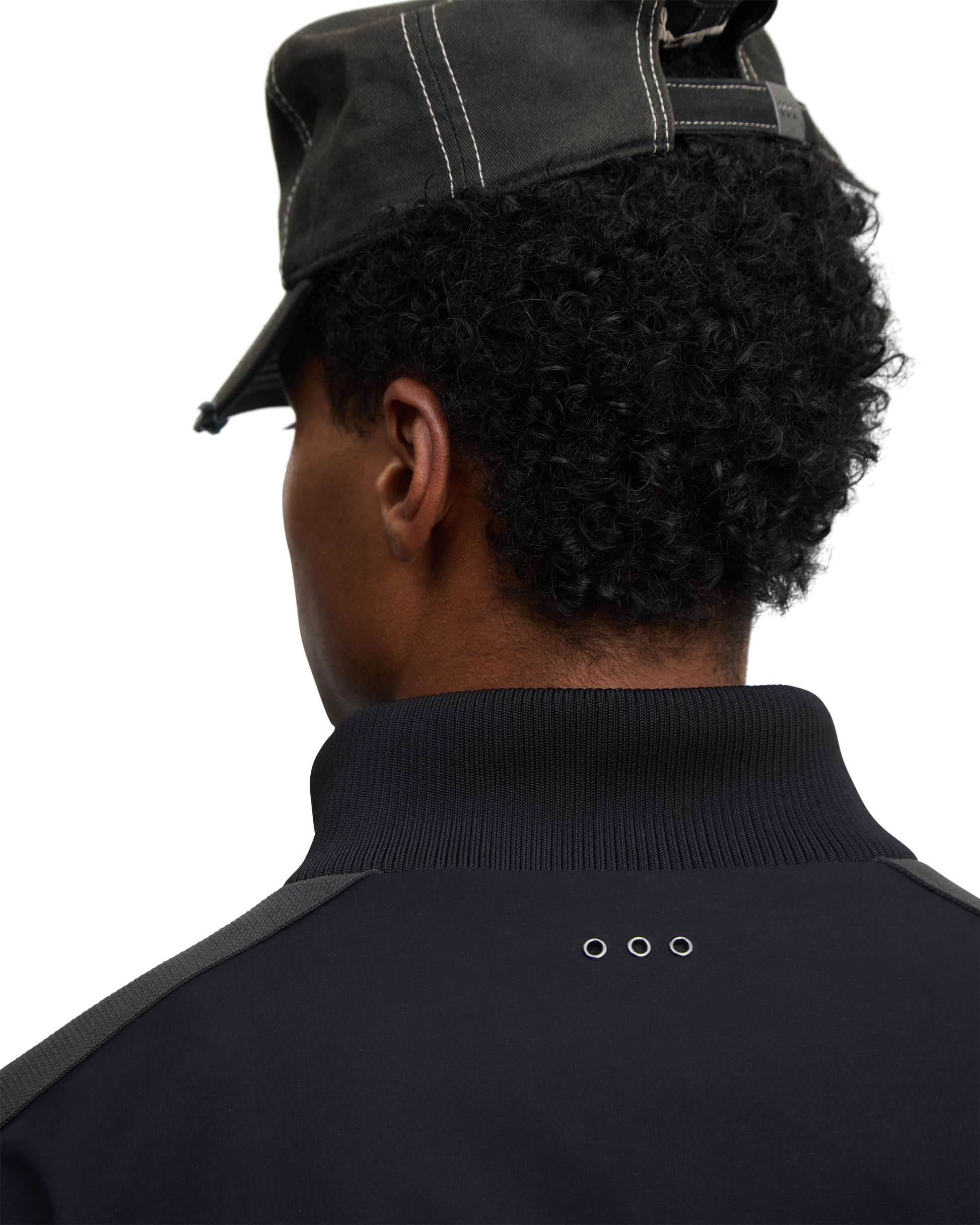black jacket - back detail