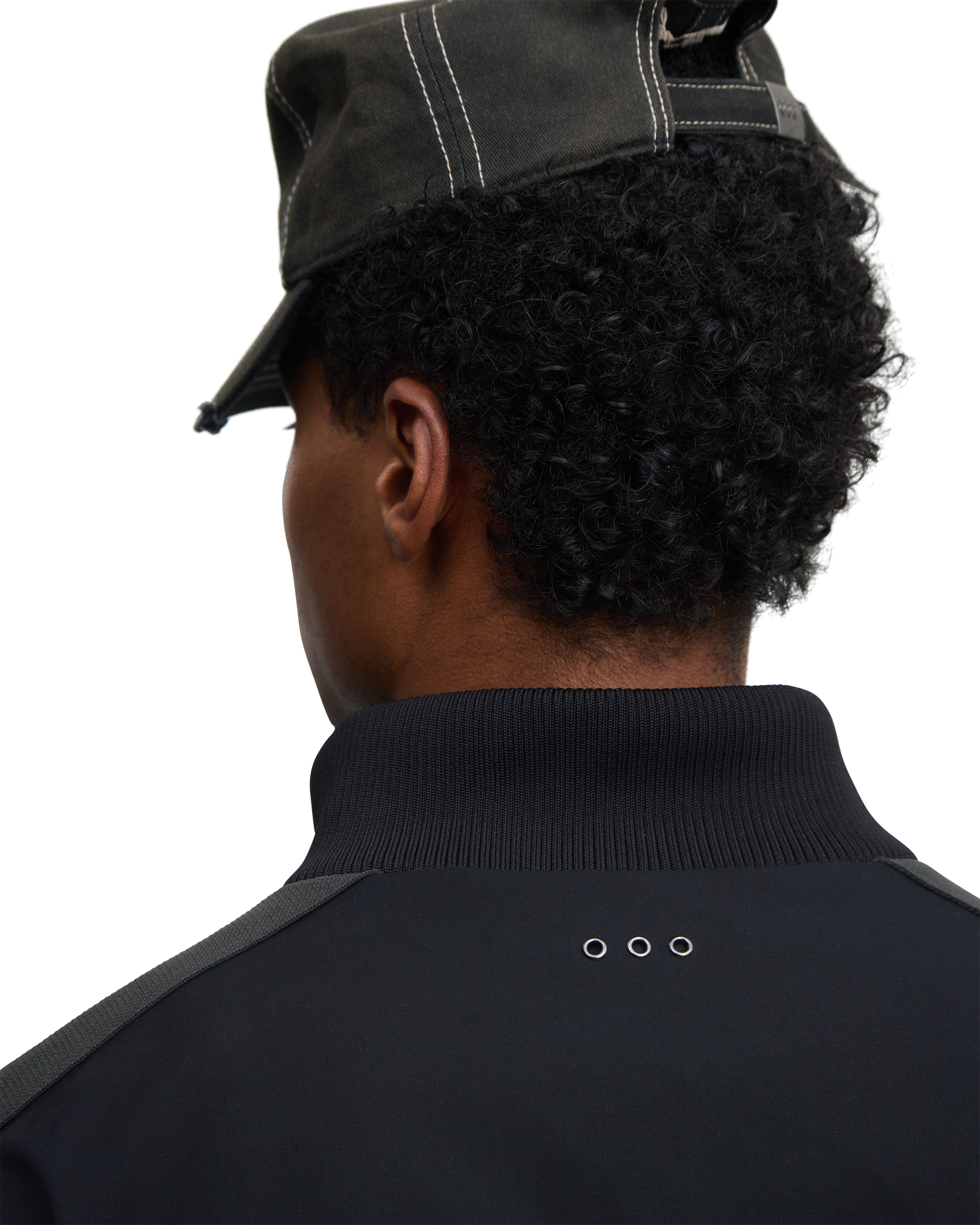 black jacket - back detail