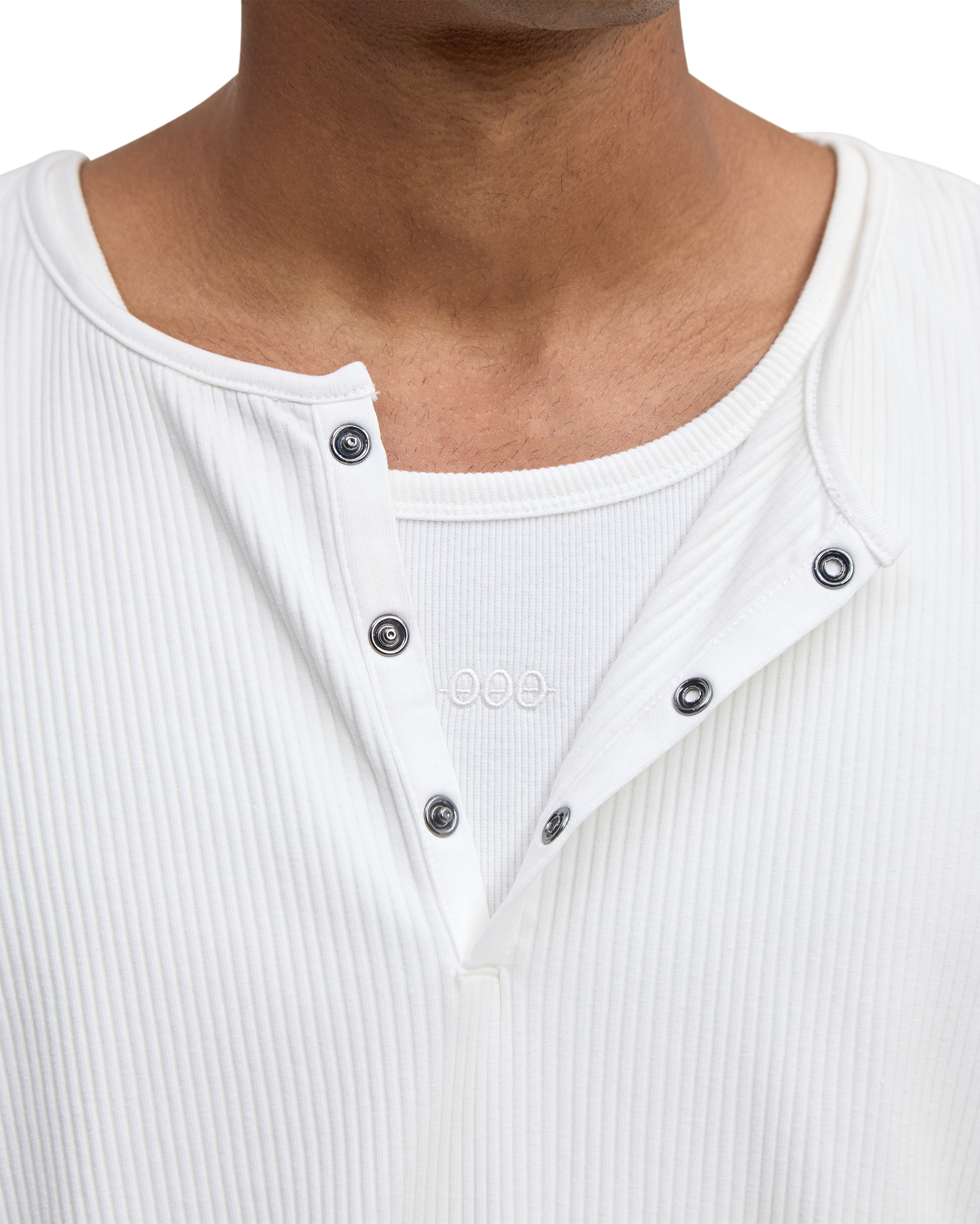 Off-White Henley button